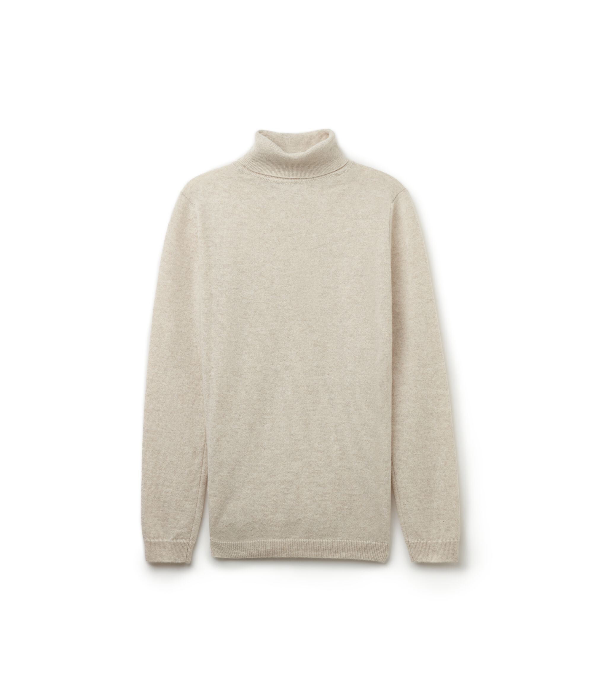 Jersey de cuello vuelto de cashmere ultrasoft