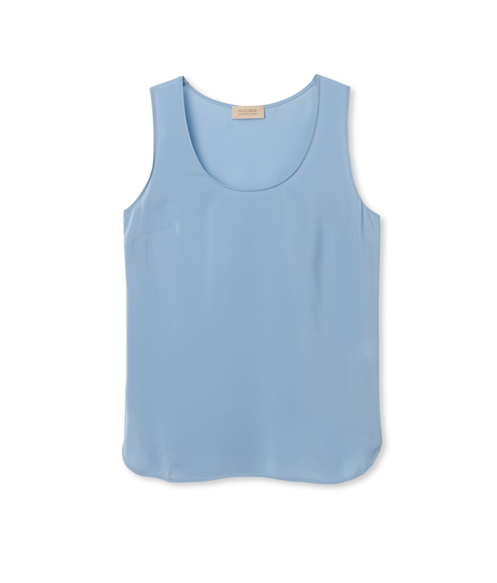Wide-Neck Silk Camisole