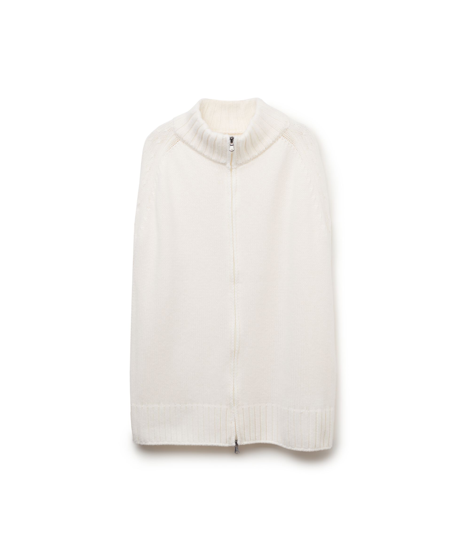Ultrasoft Cashmere Zip-Up Cape
