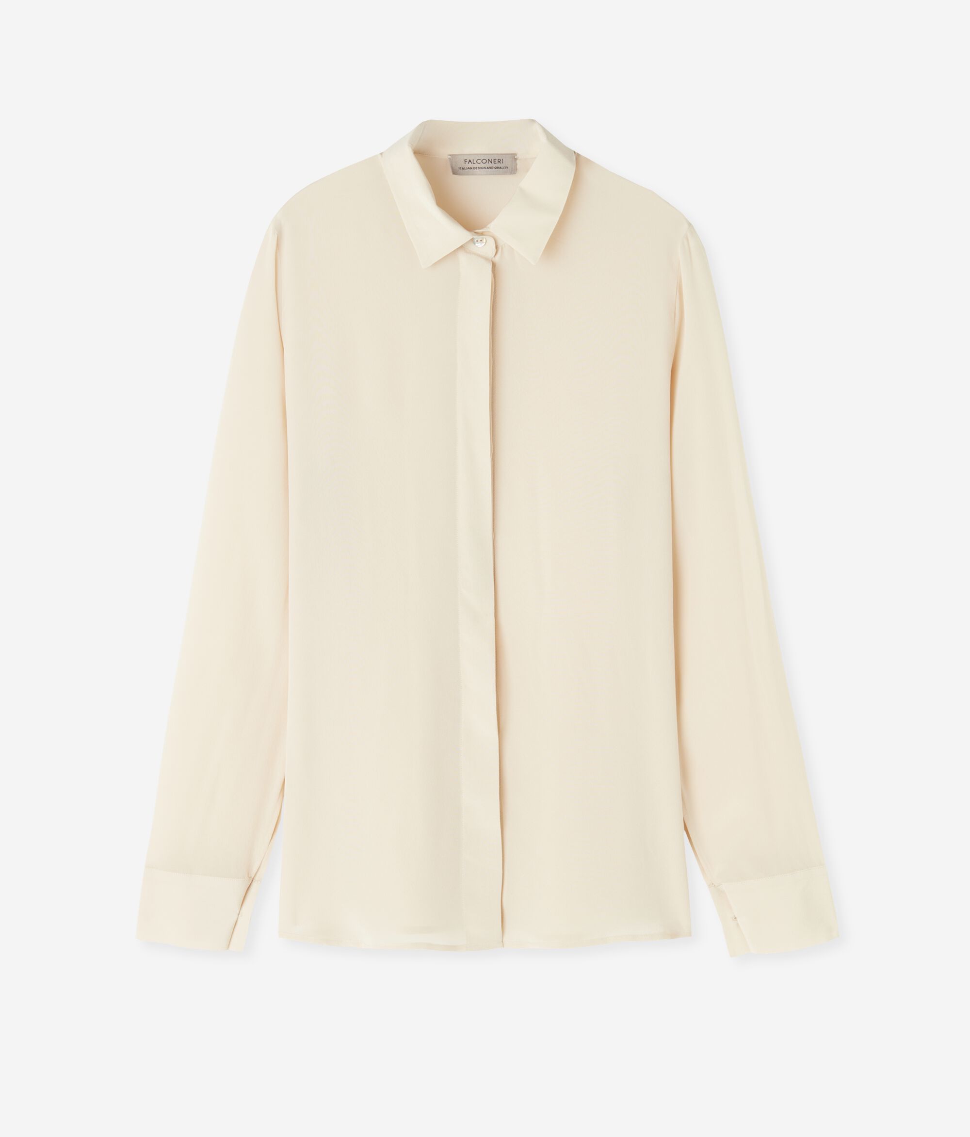 Silk Shirt with Collar