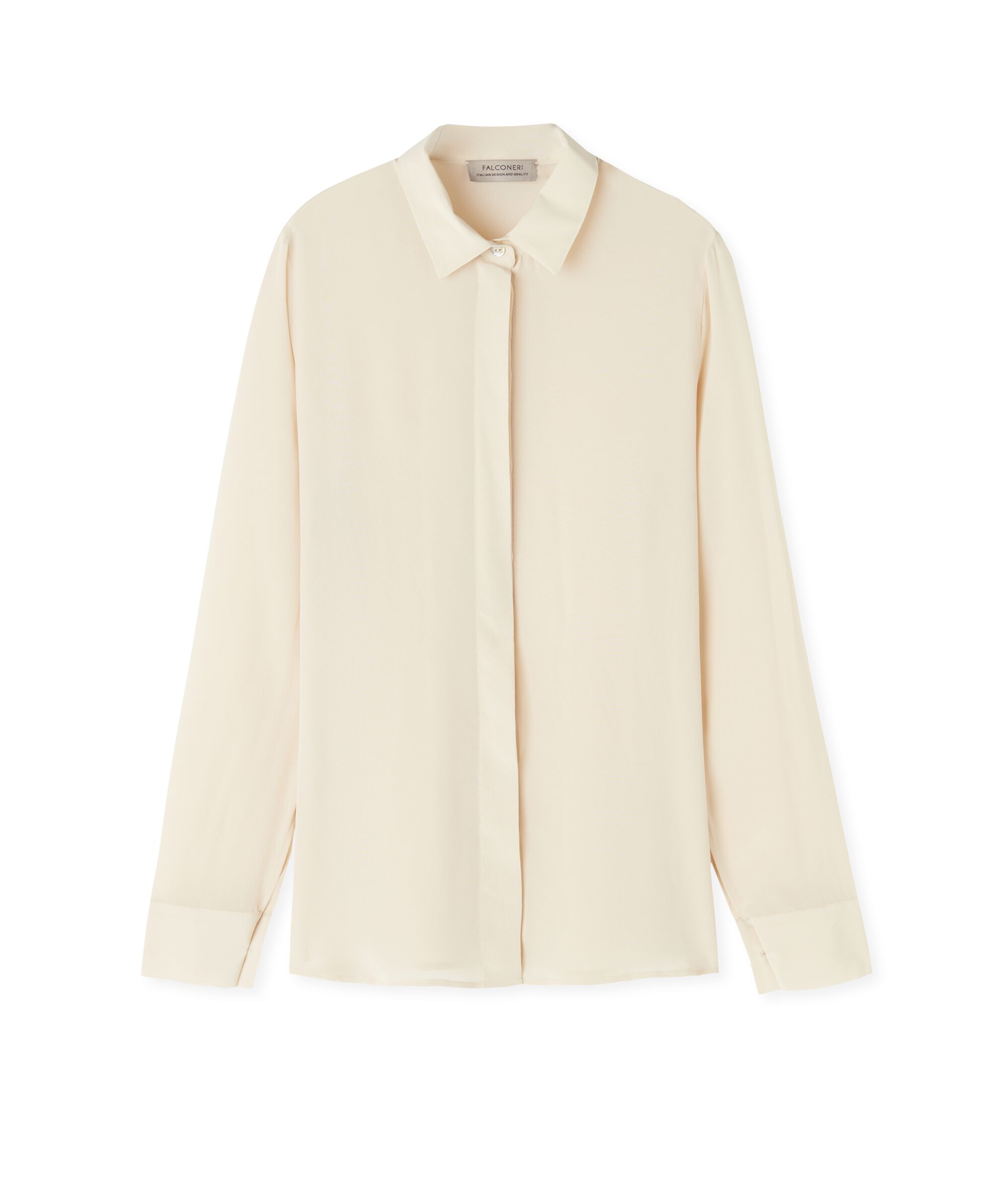 Silk Shirt with Collar
