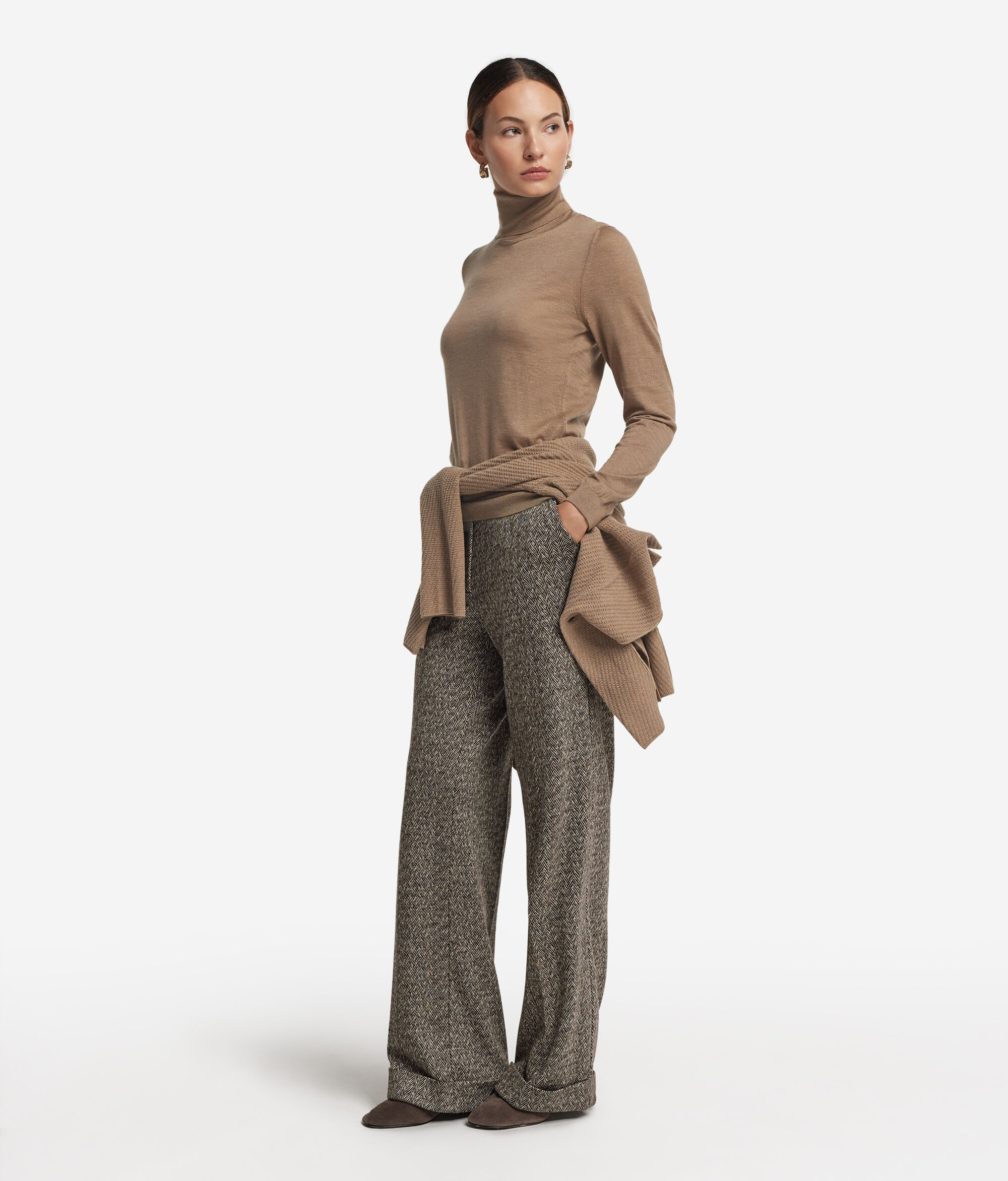 Rollkragenpullover aus Kaschmir Ultrafine