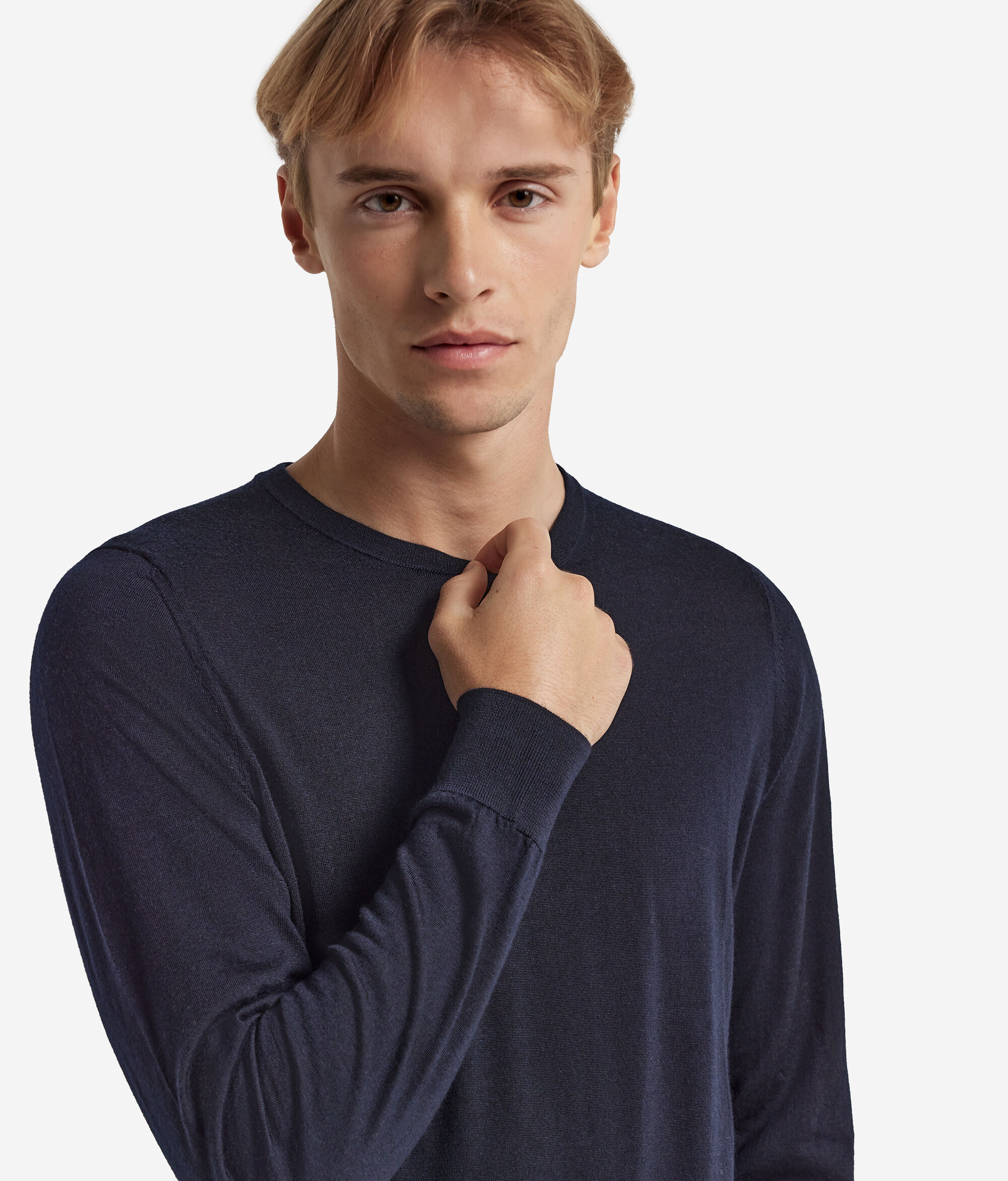Round-Neck Ultrafine Cashmere Jumper