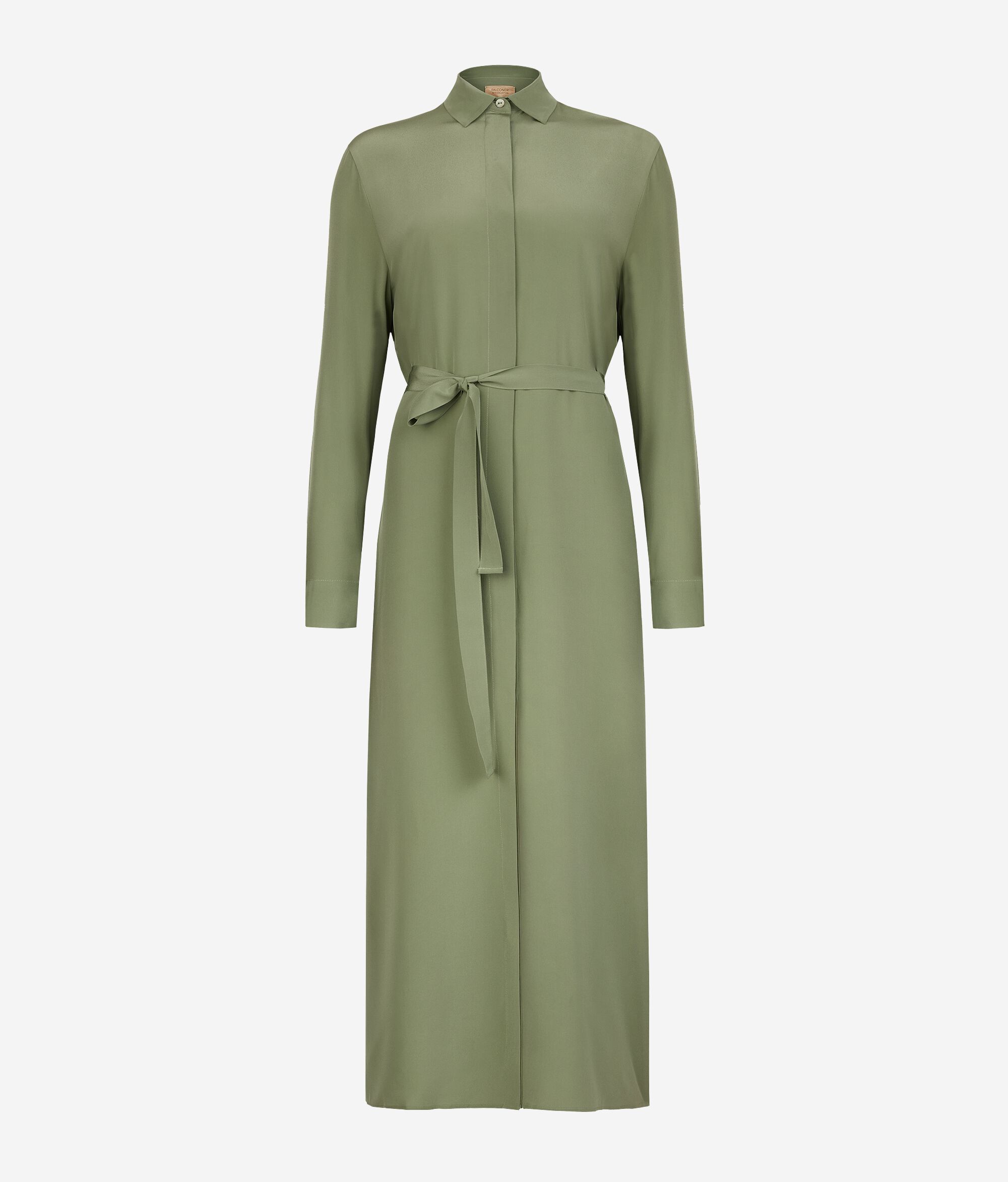 Silk Shirt Dress