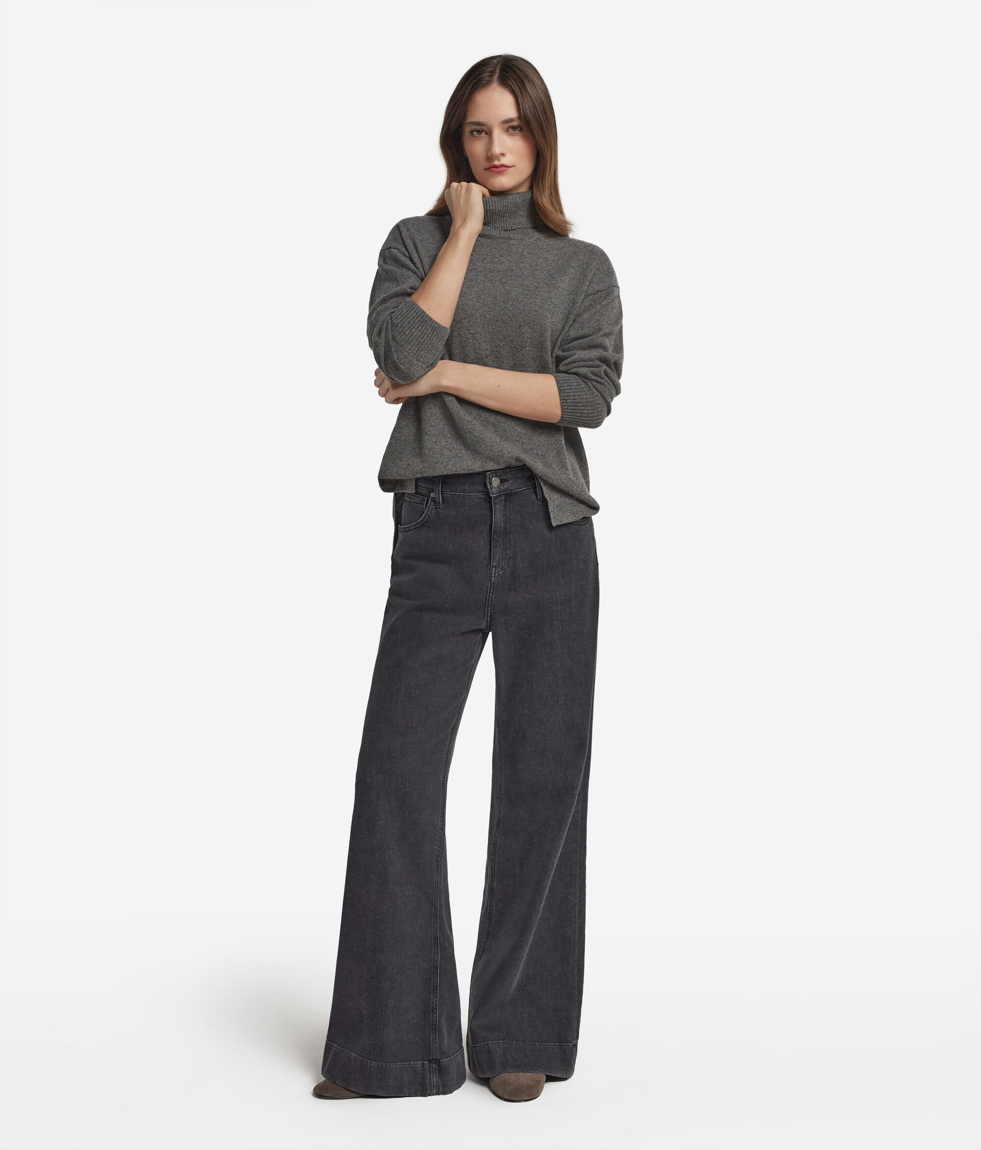 Maletă din cașmir ultrasoft cu perforații