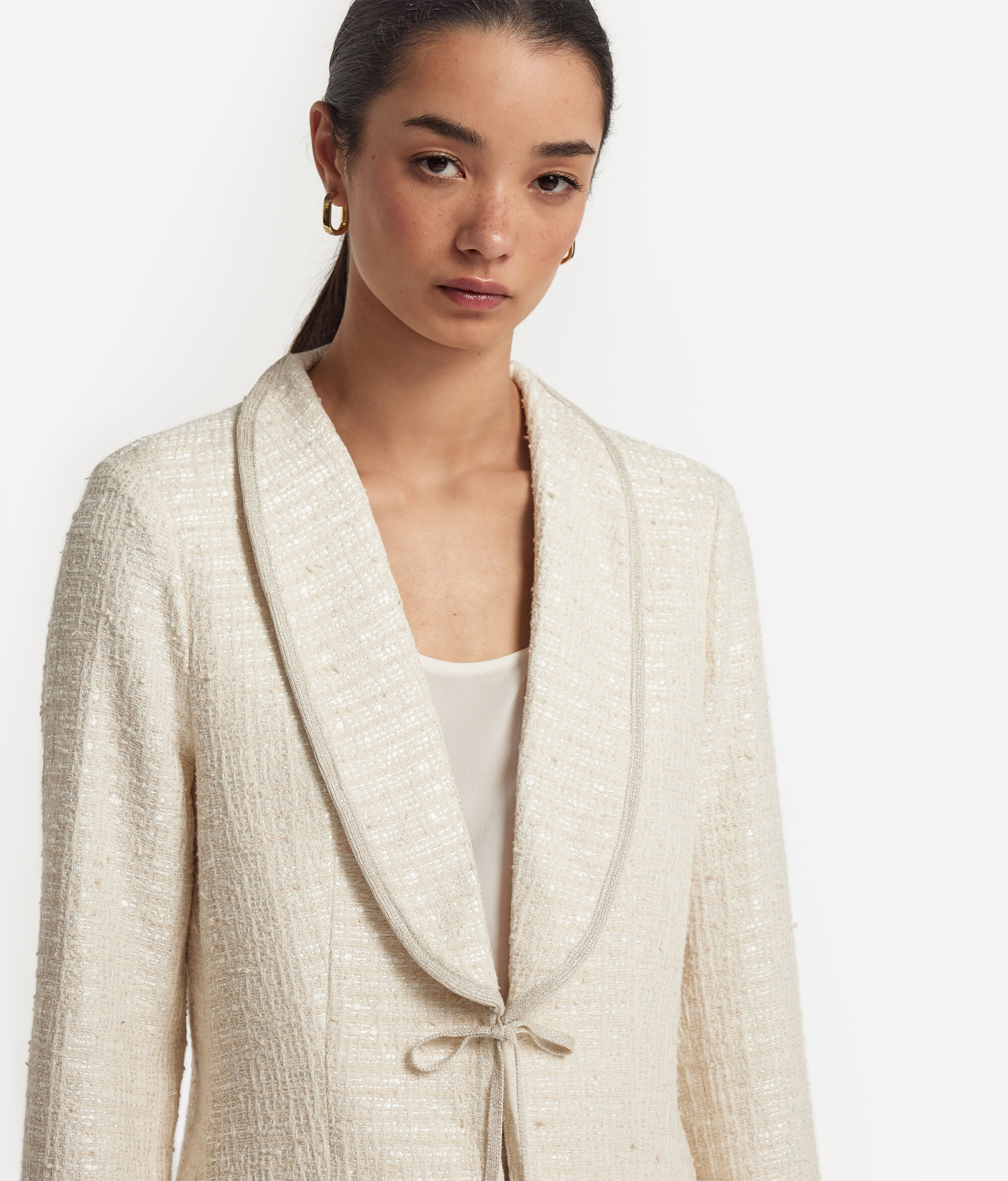 Sequined Bouclé Jacket
