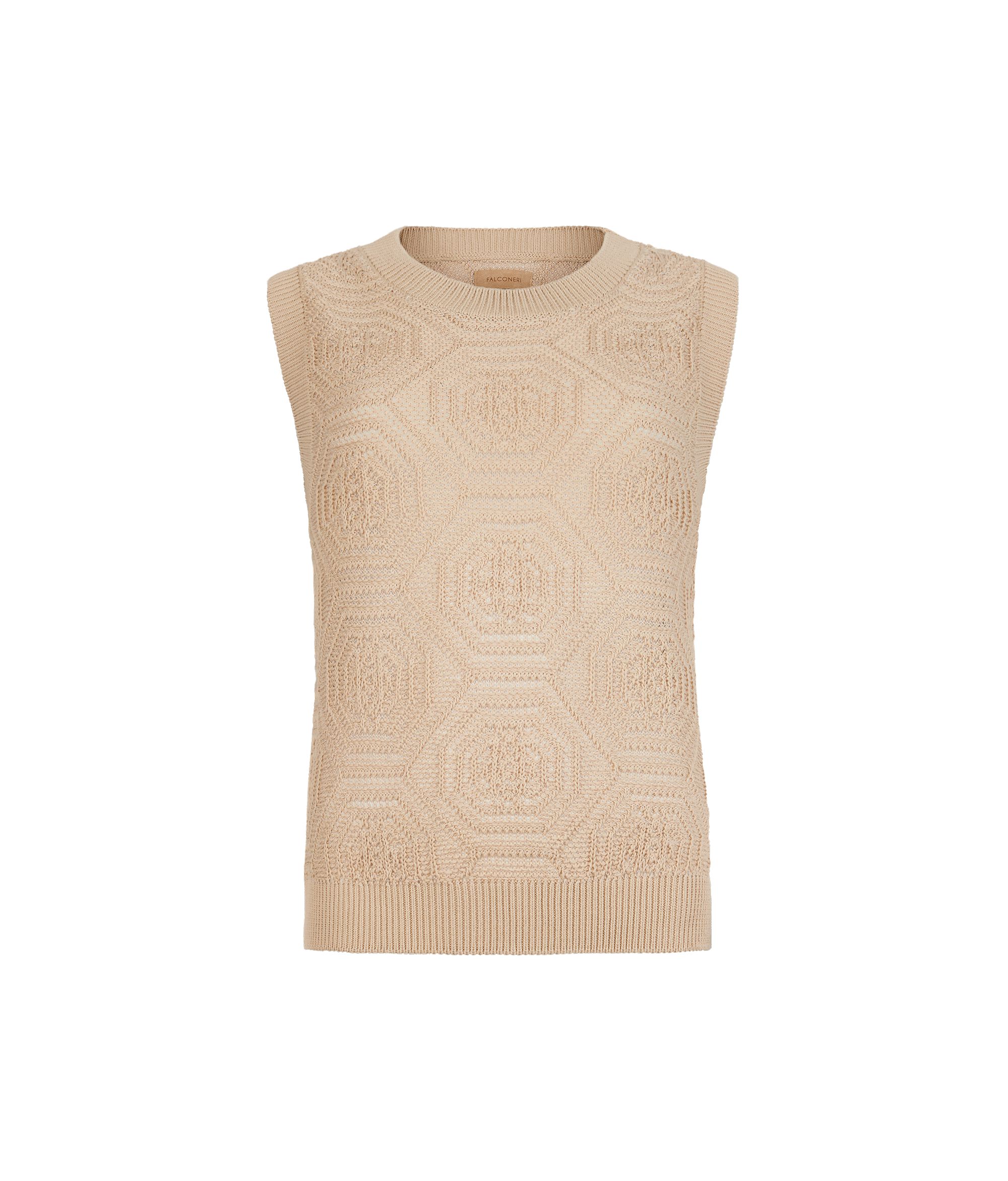 Tank Top with Geometric Design