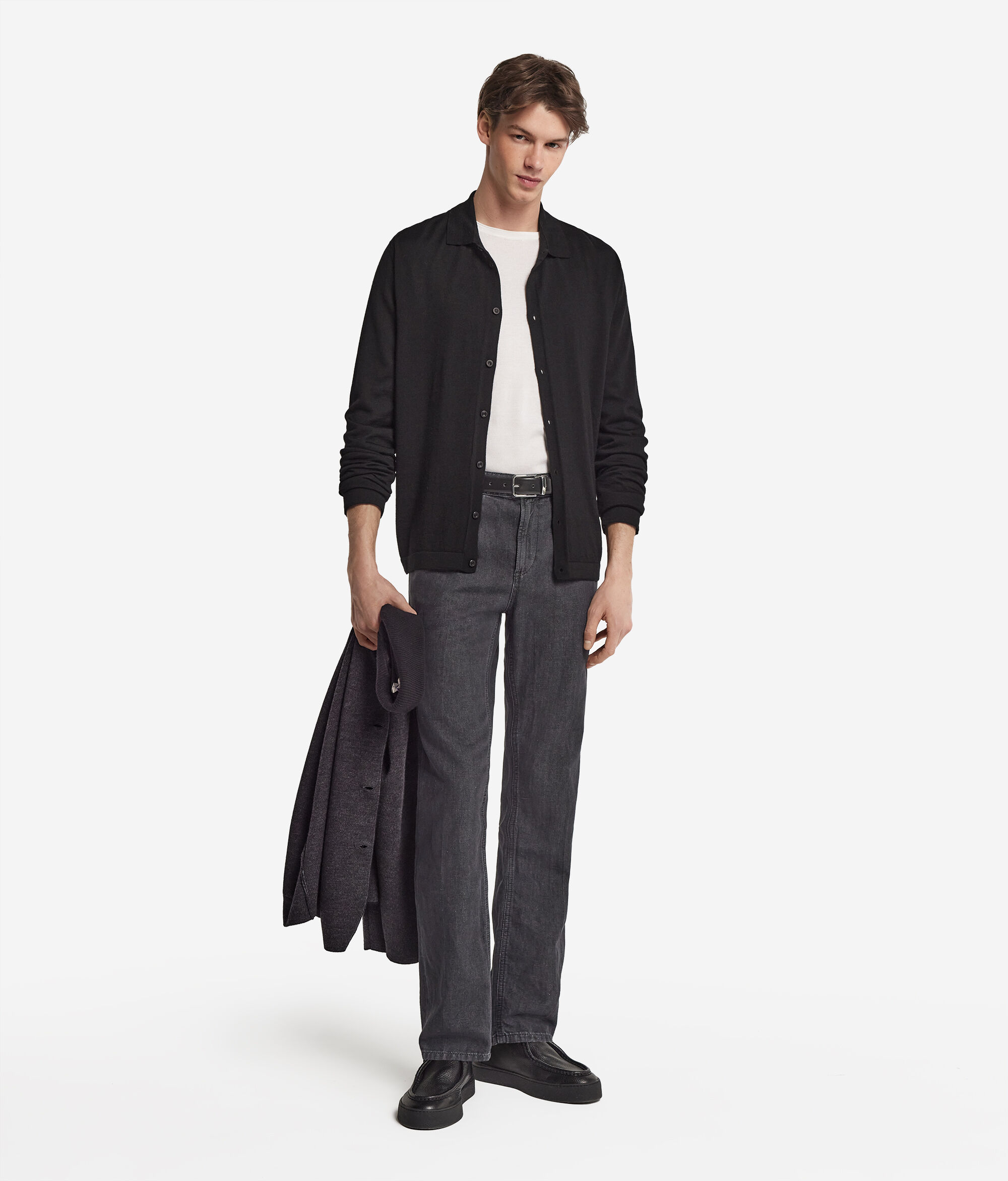 Πλεκτό Πουκάμισο από Ultrafine Cashmere