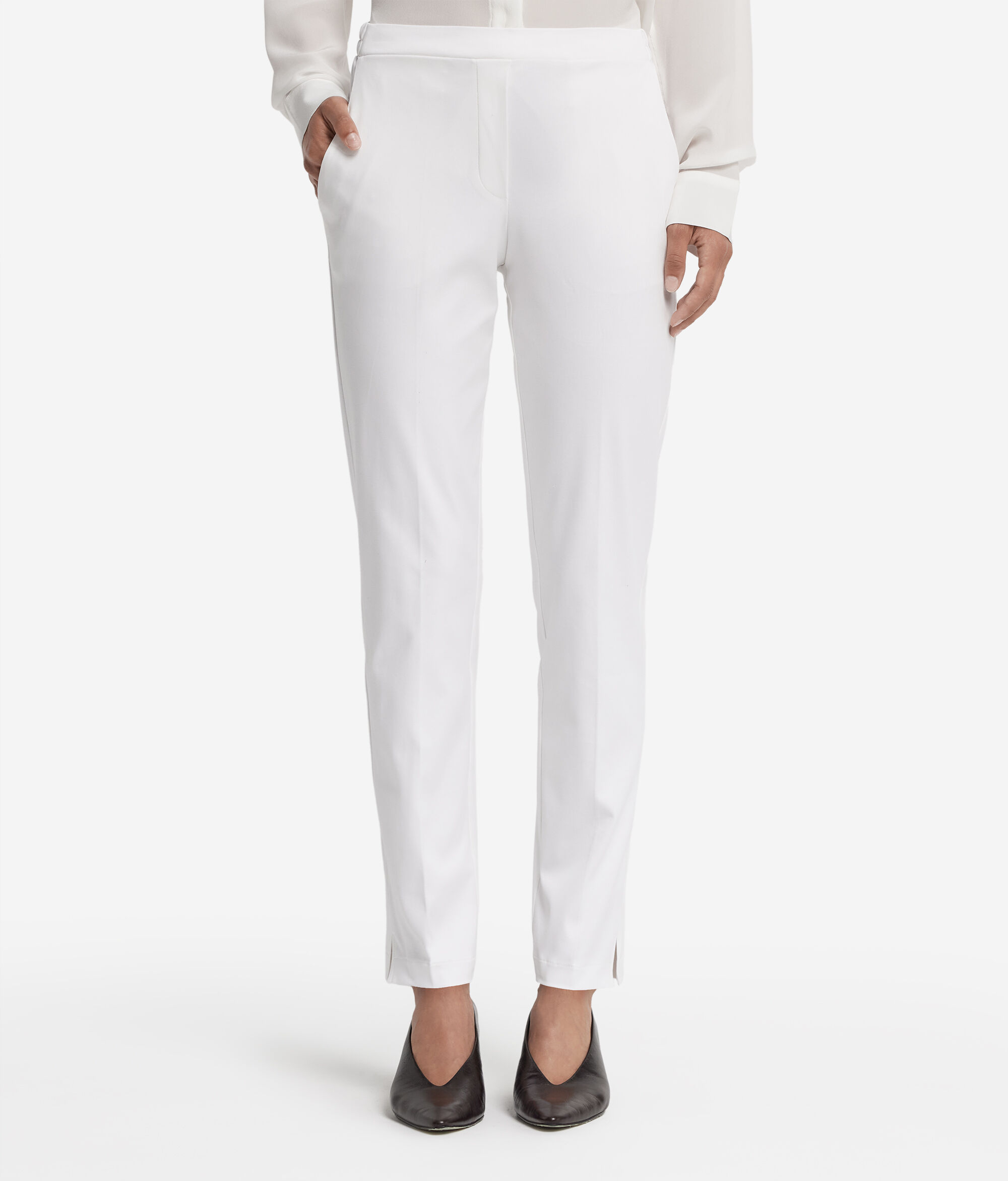Cotton Cigarette Trousers