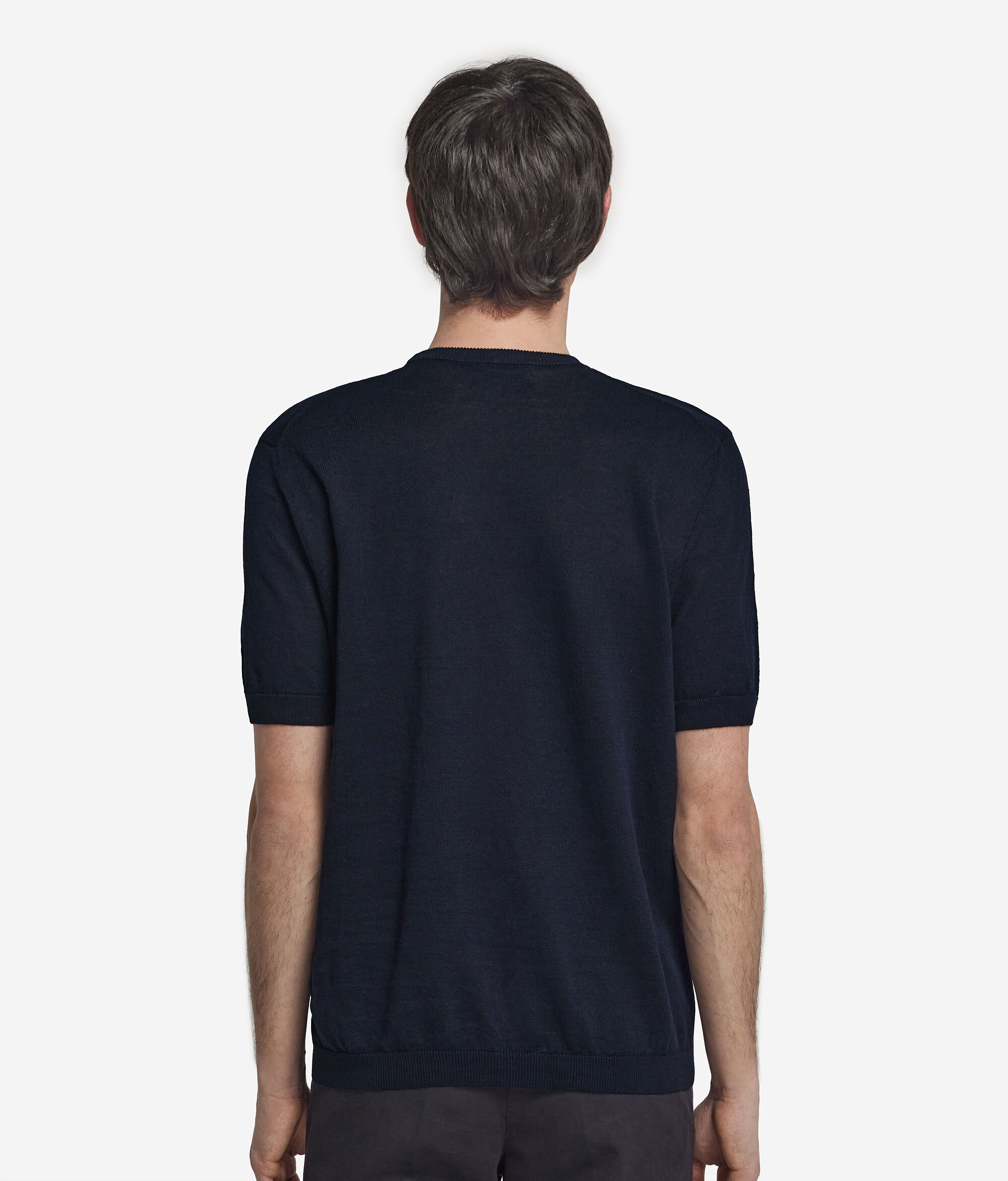 T-shirt από Λινό και Βαμβάκι
