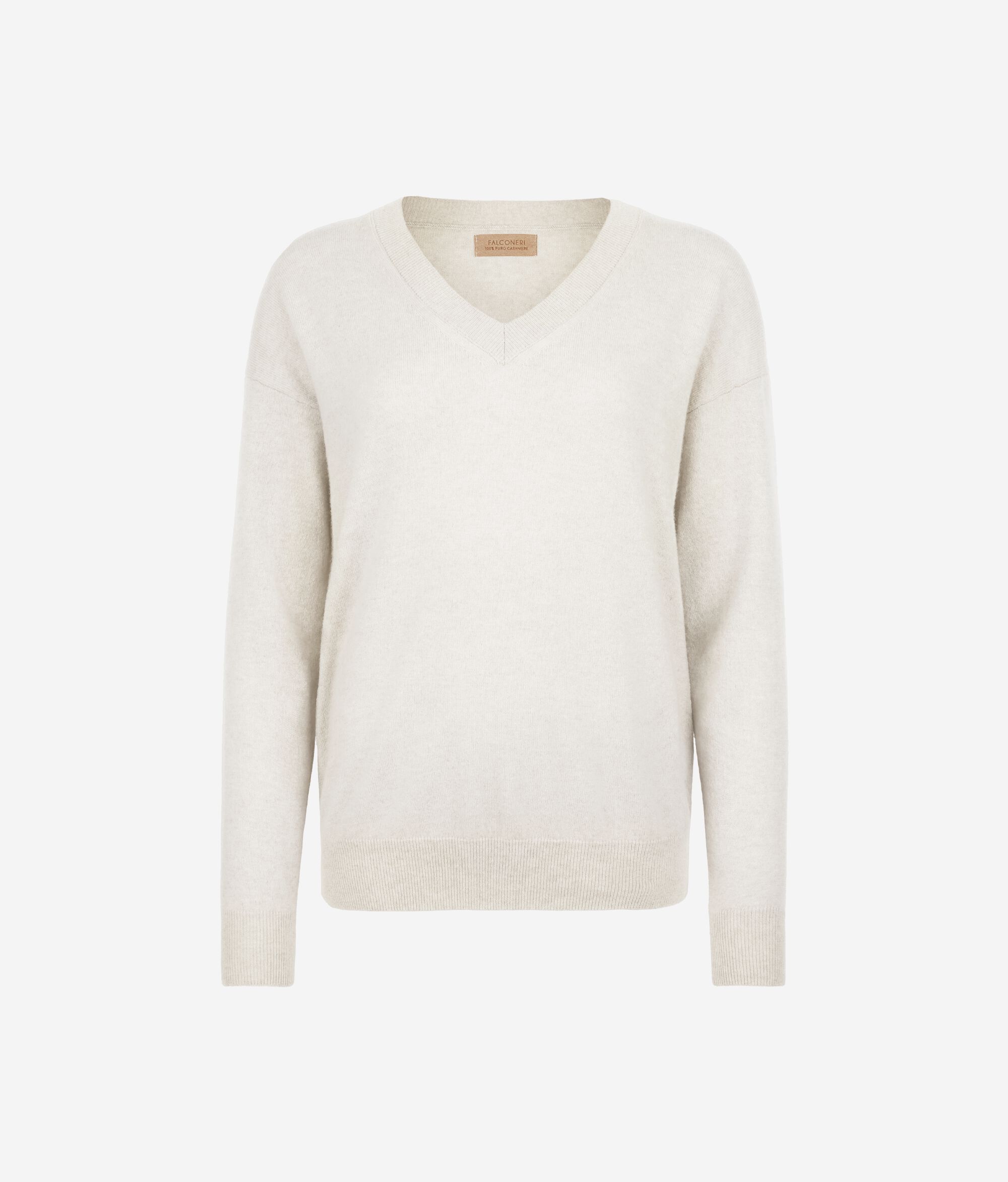 Pullover mit V-Ausschnitt aus Kaschmir Ultrasoft