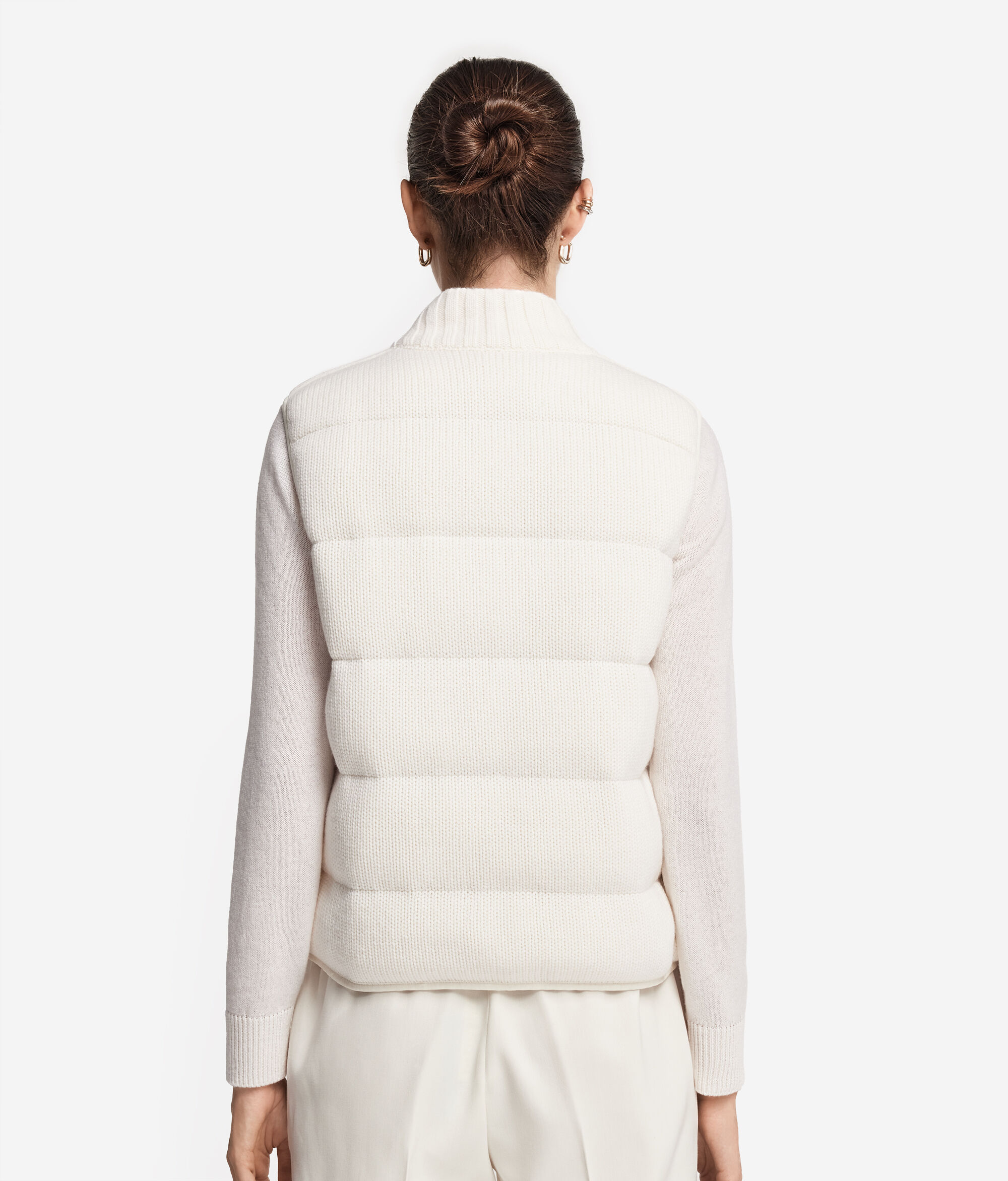 Reversible Sleeveless Short Quilted Jacket