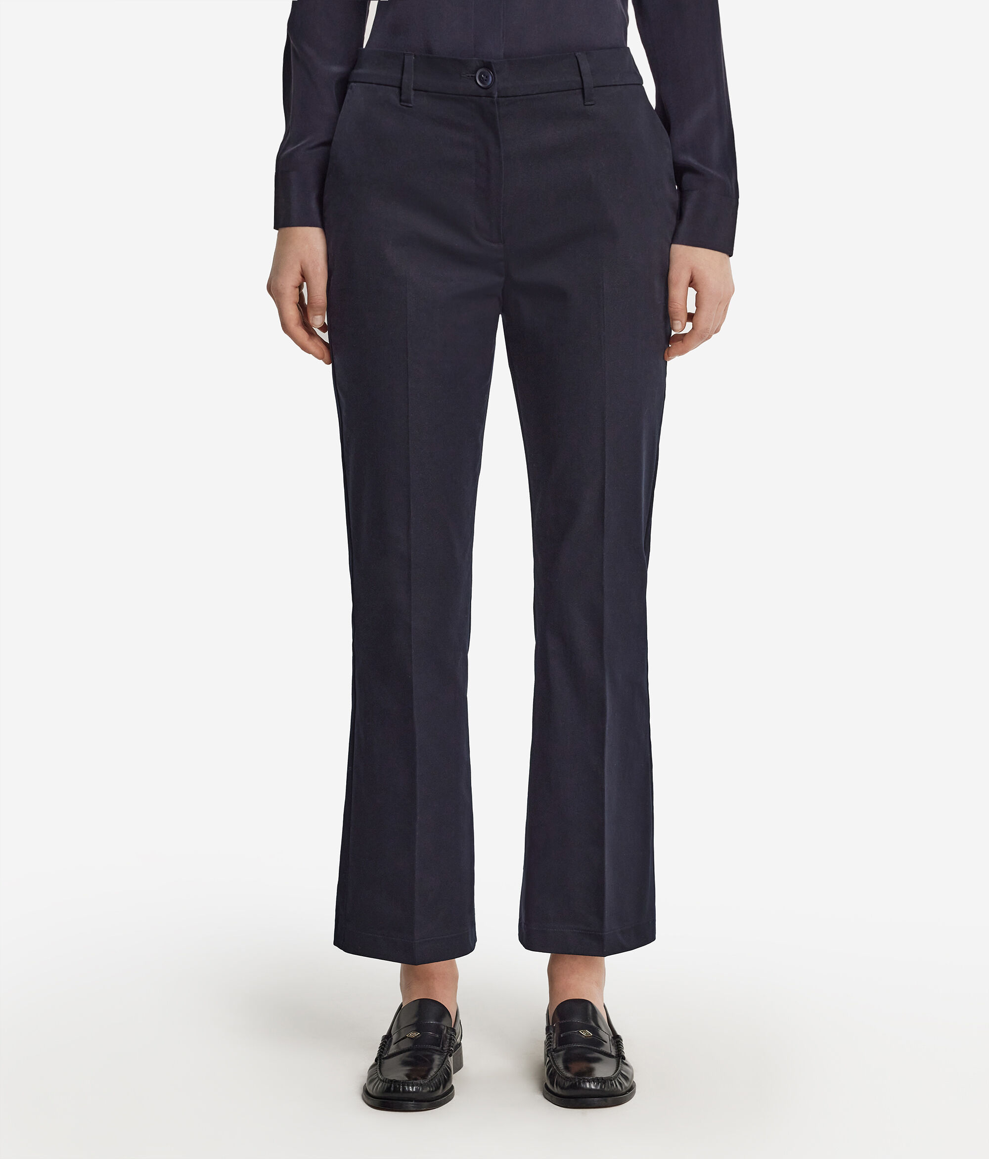 Cotton Fabric Flared Pants
