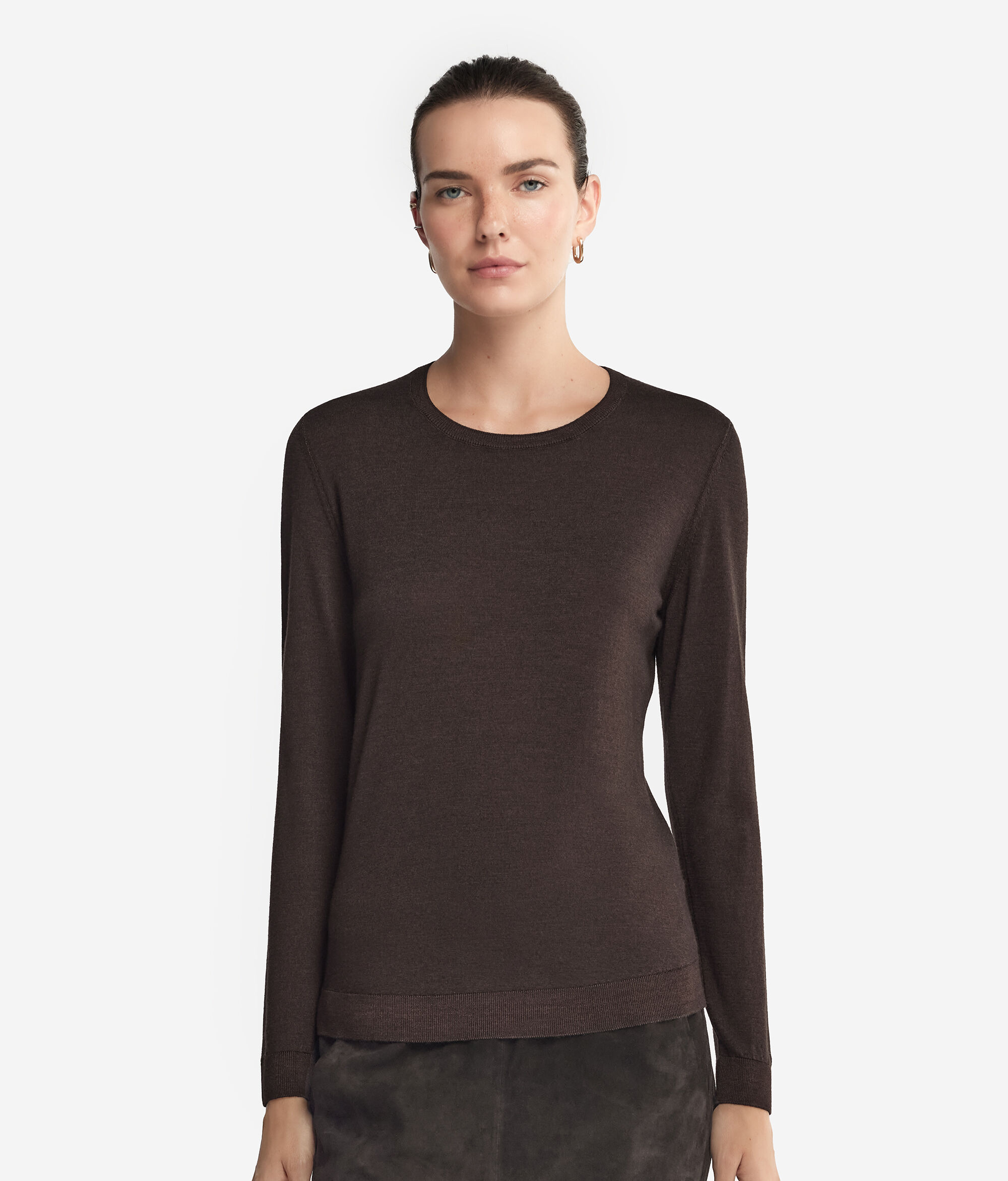 Round-Neck Ultrafine Cashmere Jumper