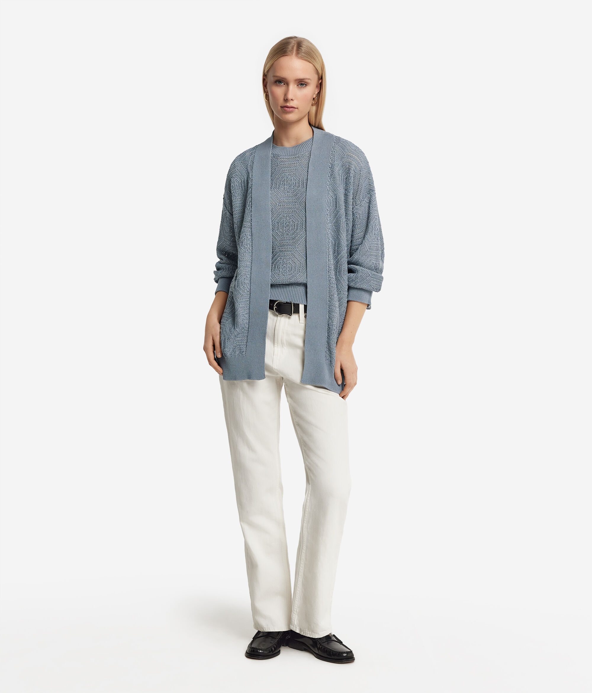 Kimono mit geometrischem Design