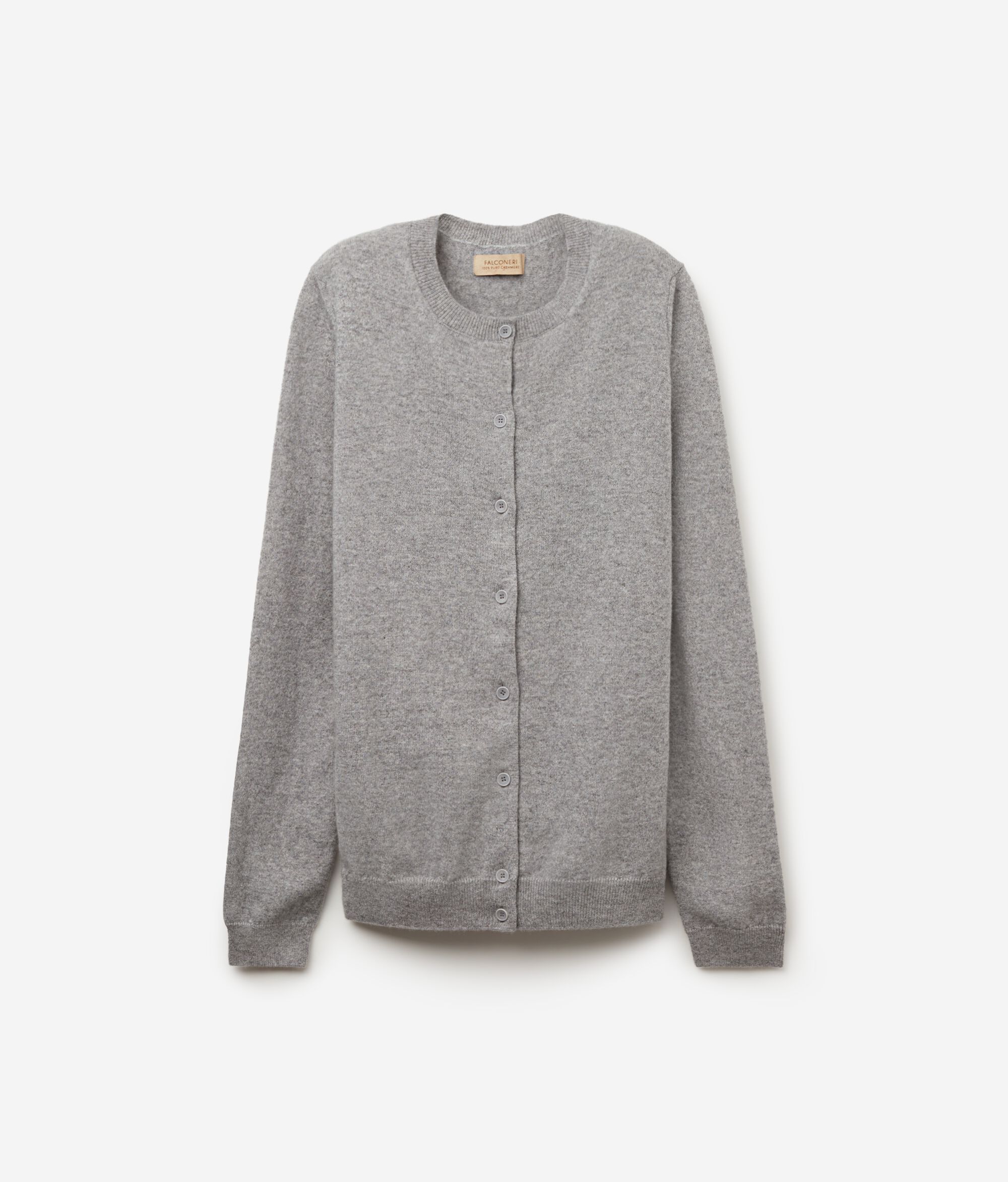 Ultrasoft Cashmere Round-Neck Cardigan