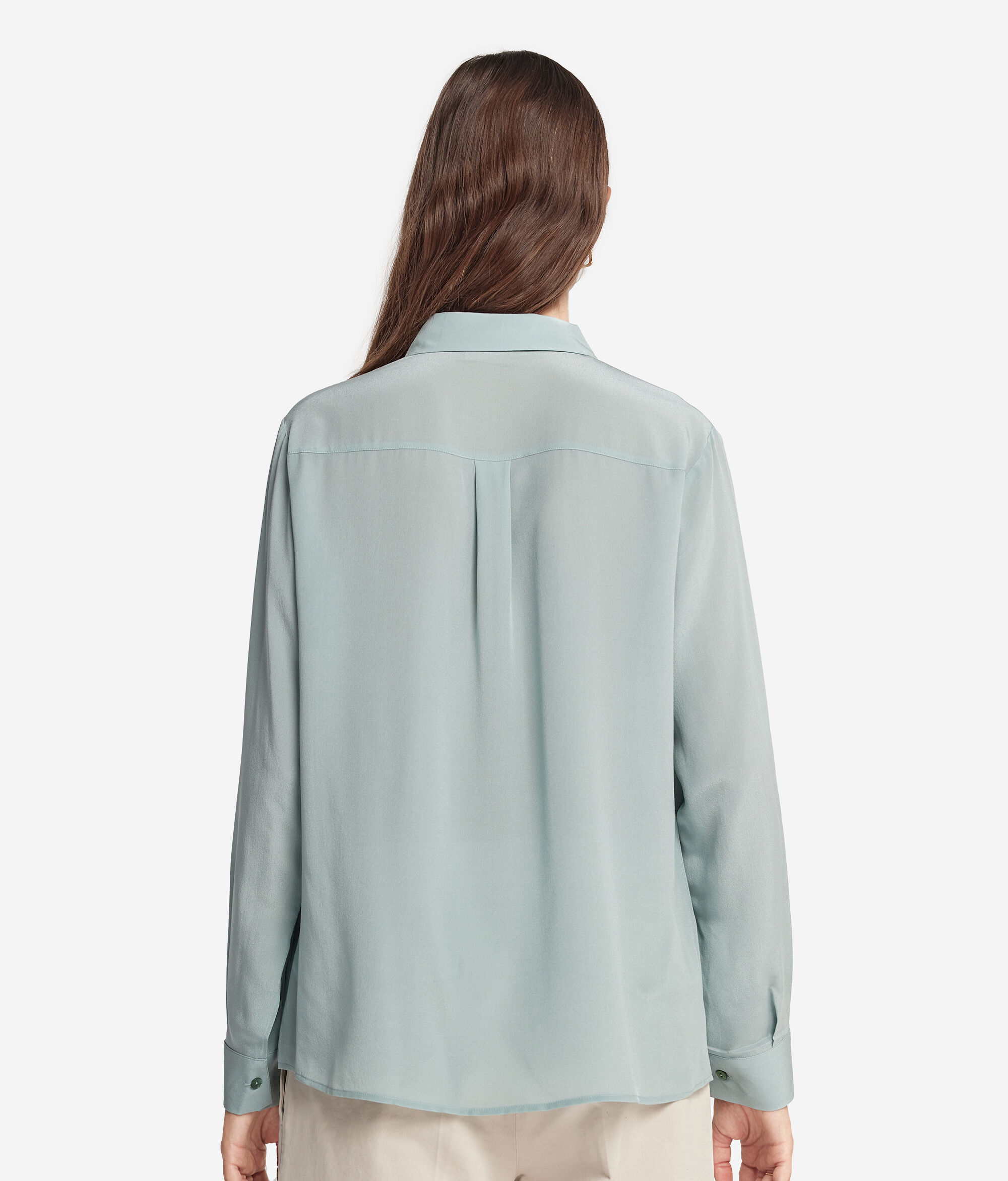Silk Collared Shirt