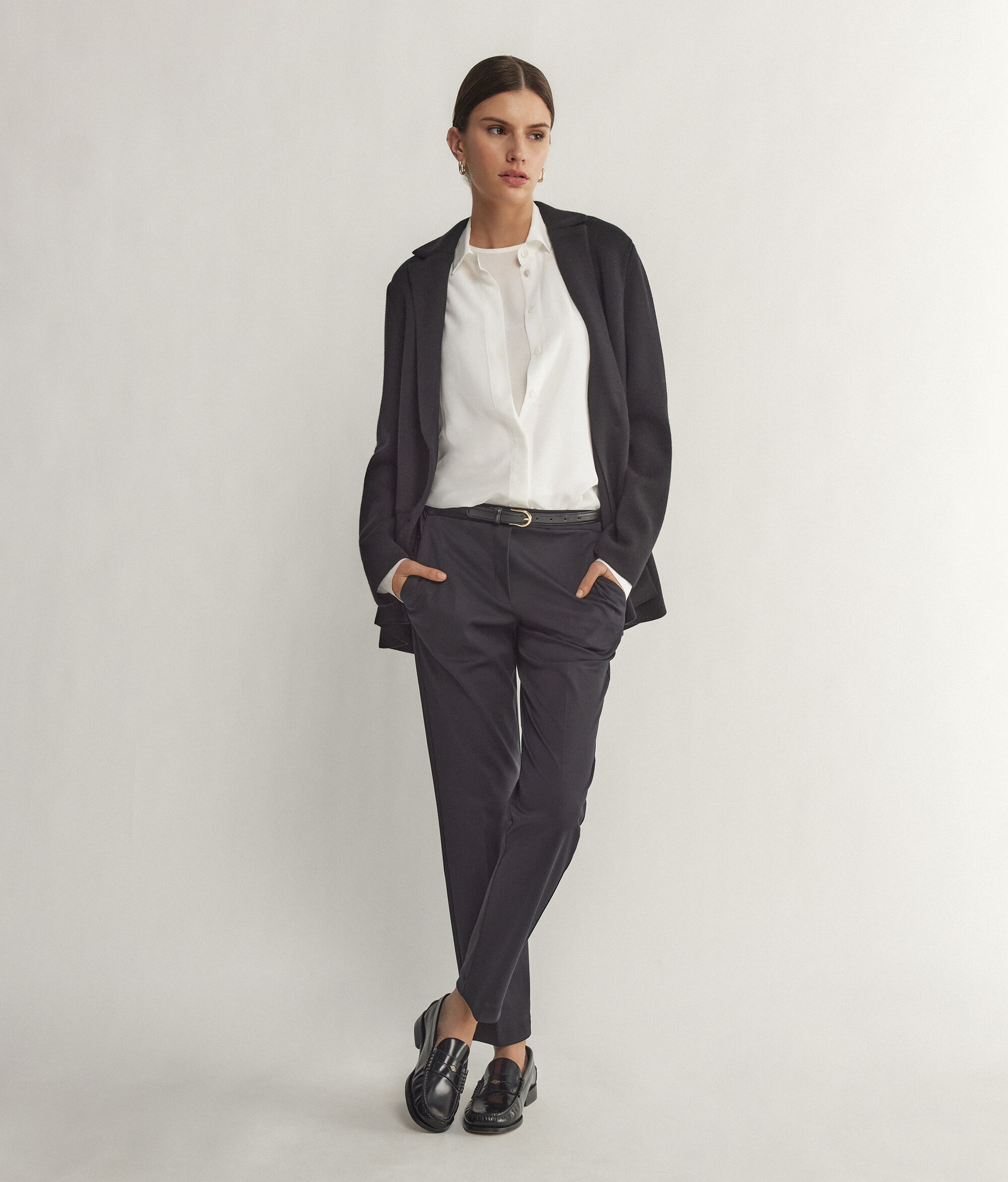 Cotton Cigarette Pants