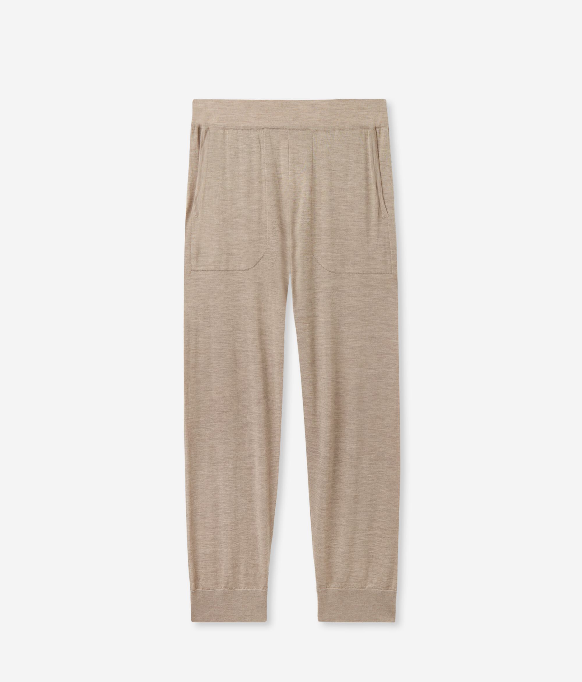 Pantalón de cashmere ultrafine con puño