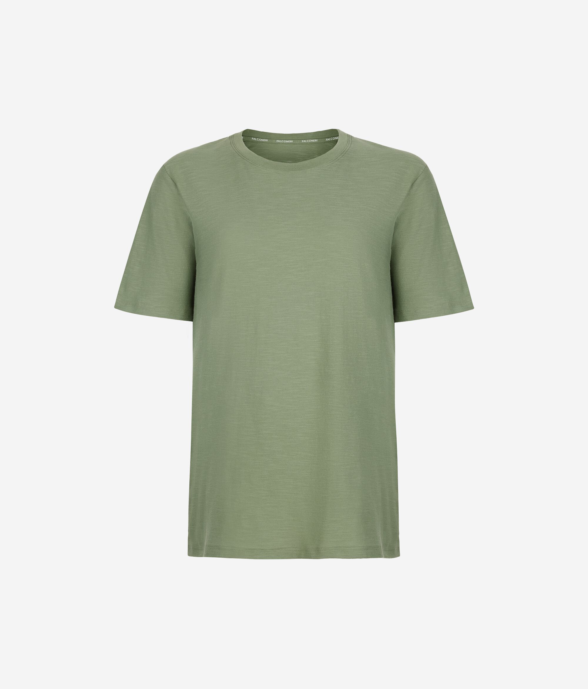 Short-Sleeved Round-Neck Cotton T-Shirt