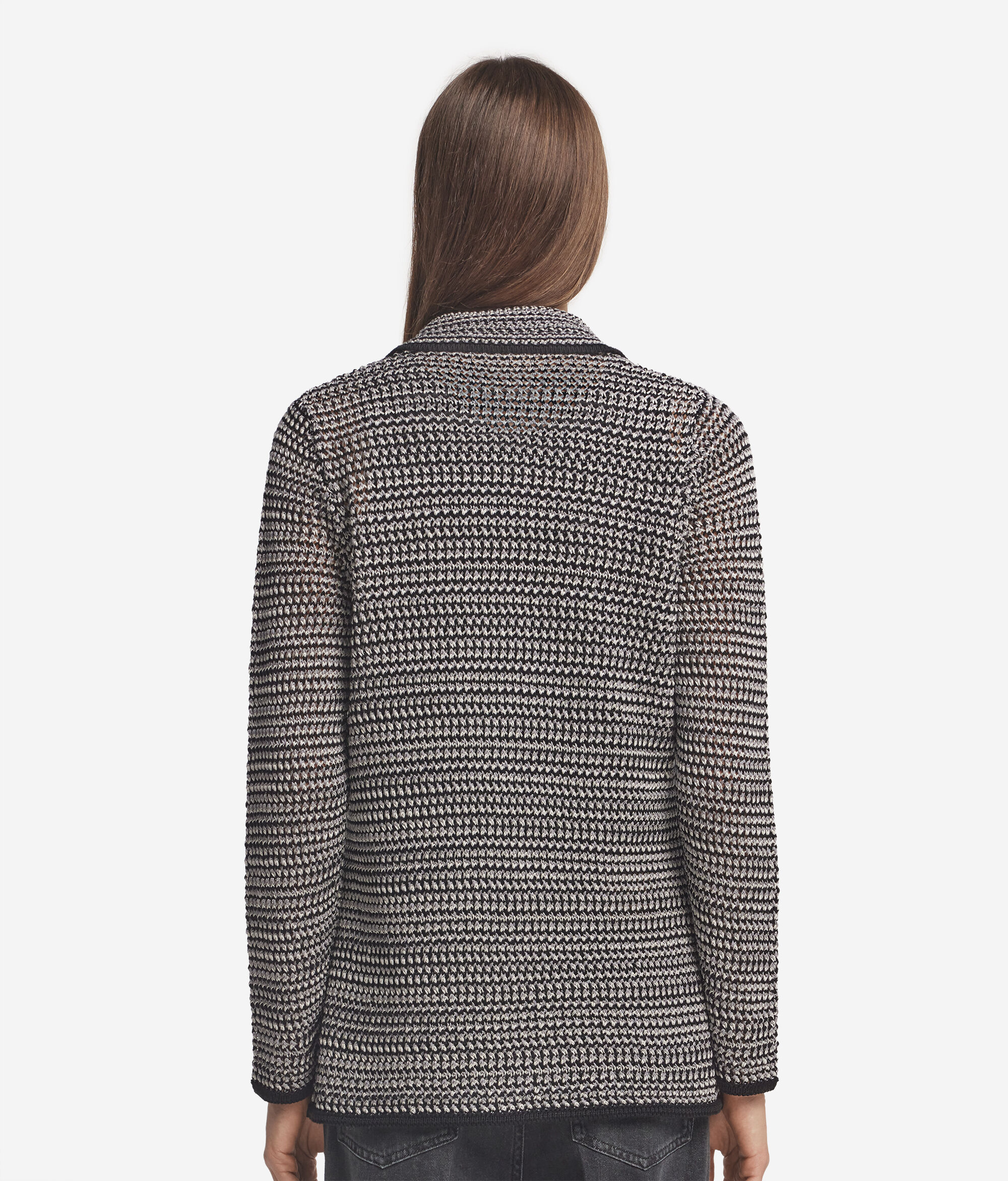 Jacke mit feinem Strukturmuster