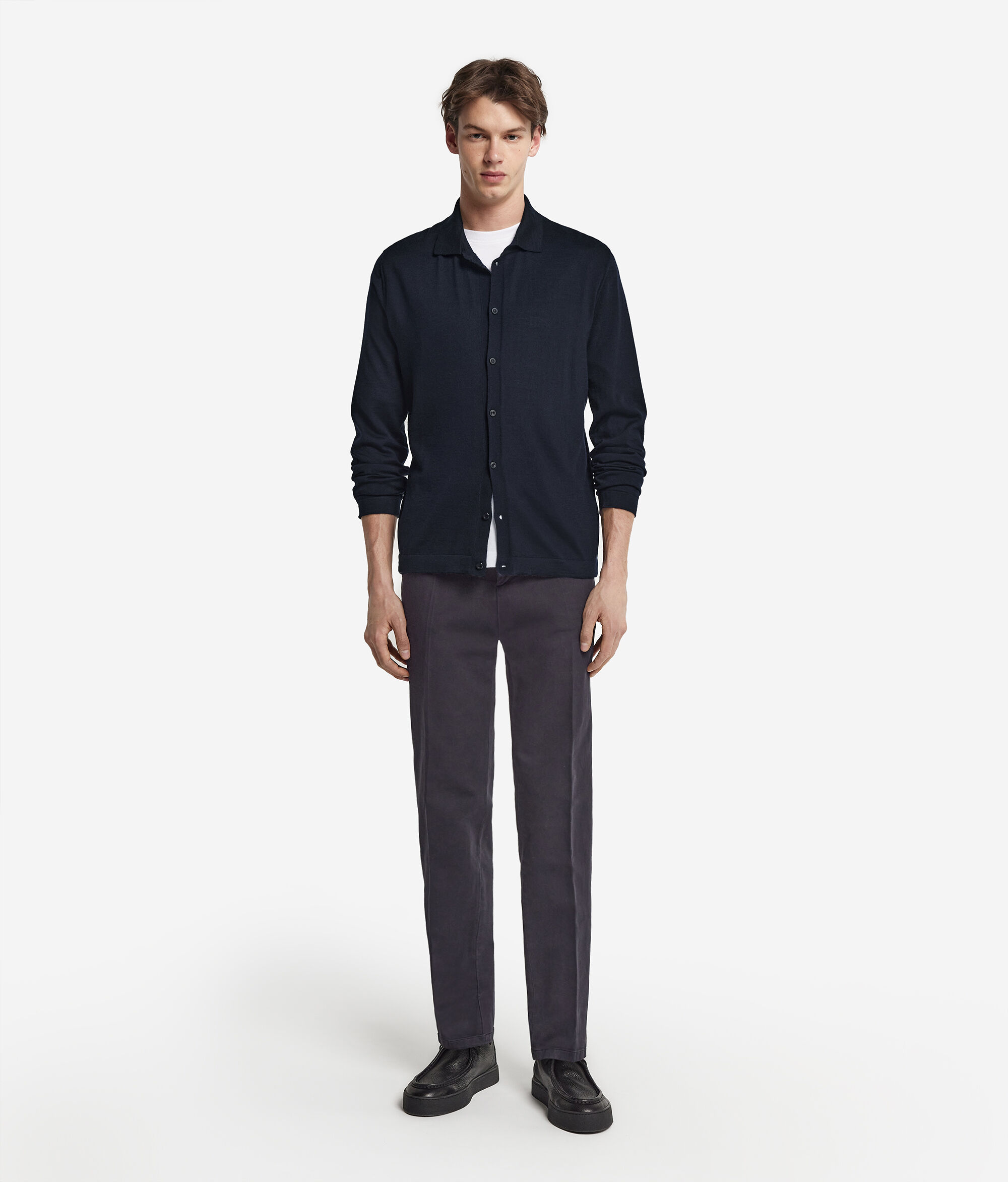 Πλεκτό Πουκάμισο από Ultrafine Cashmere