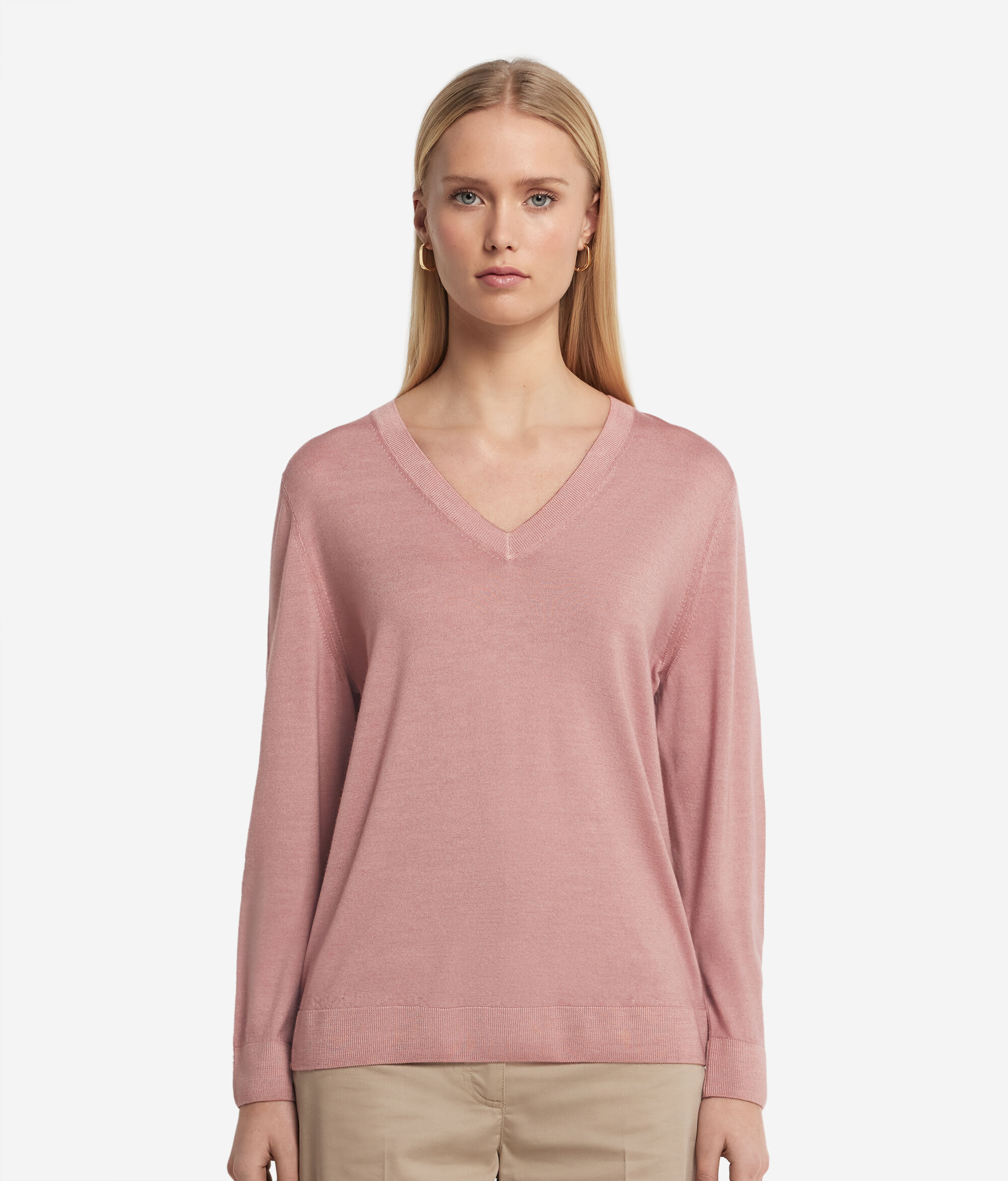 Ultrafine Cashmere V-Neck Jumper