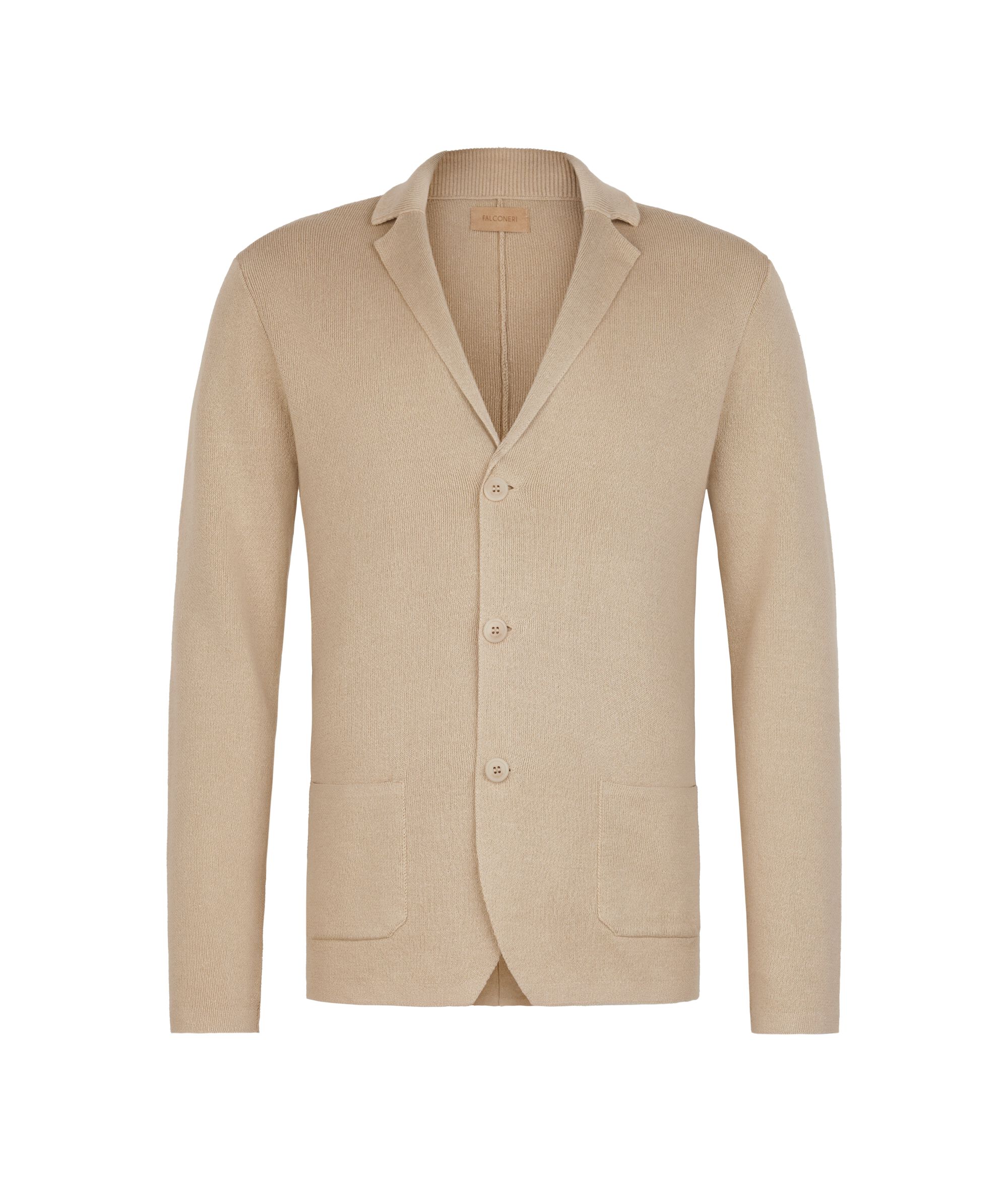 Cotton Linen Milano Rib Stitch Jacket