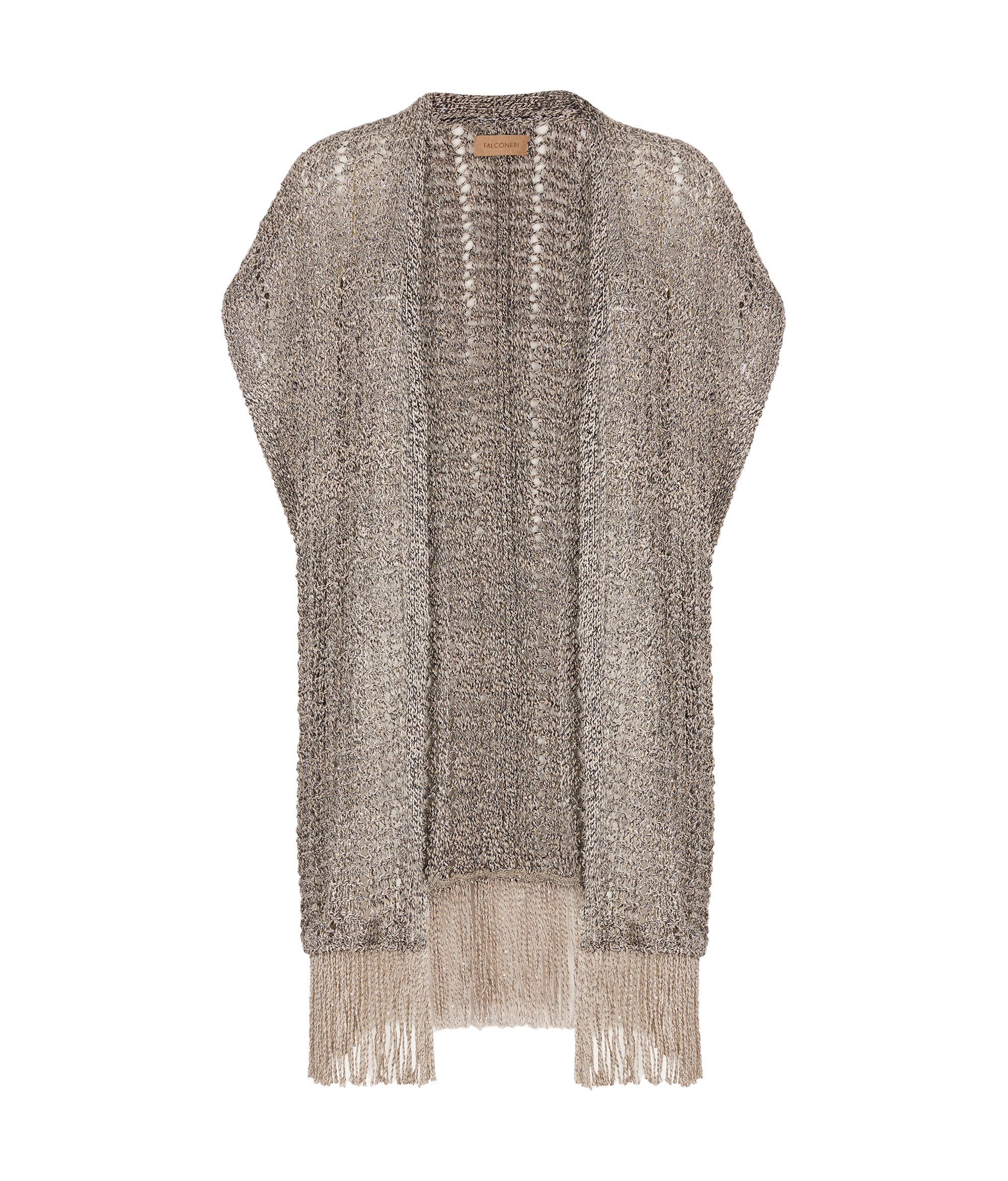 Openwork Sequin Kimono