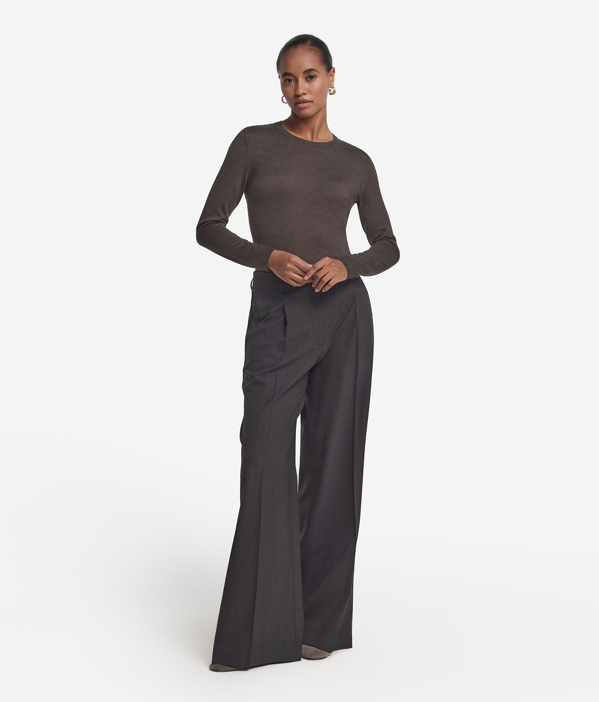 Round-Neck Ultrafine Cashmere Jumper