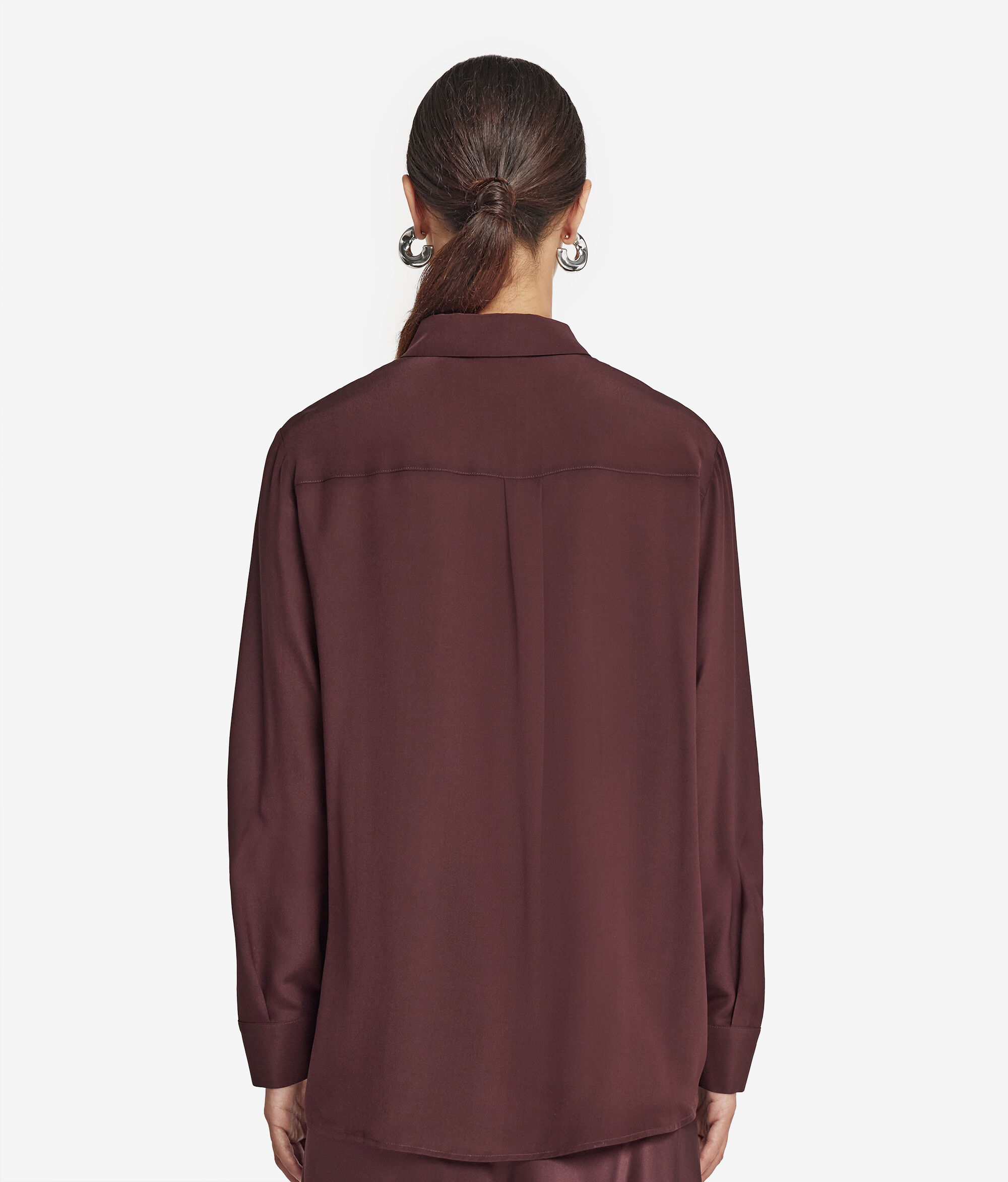 Silk Collared Shirt