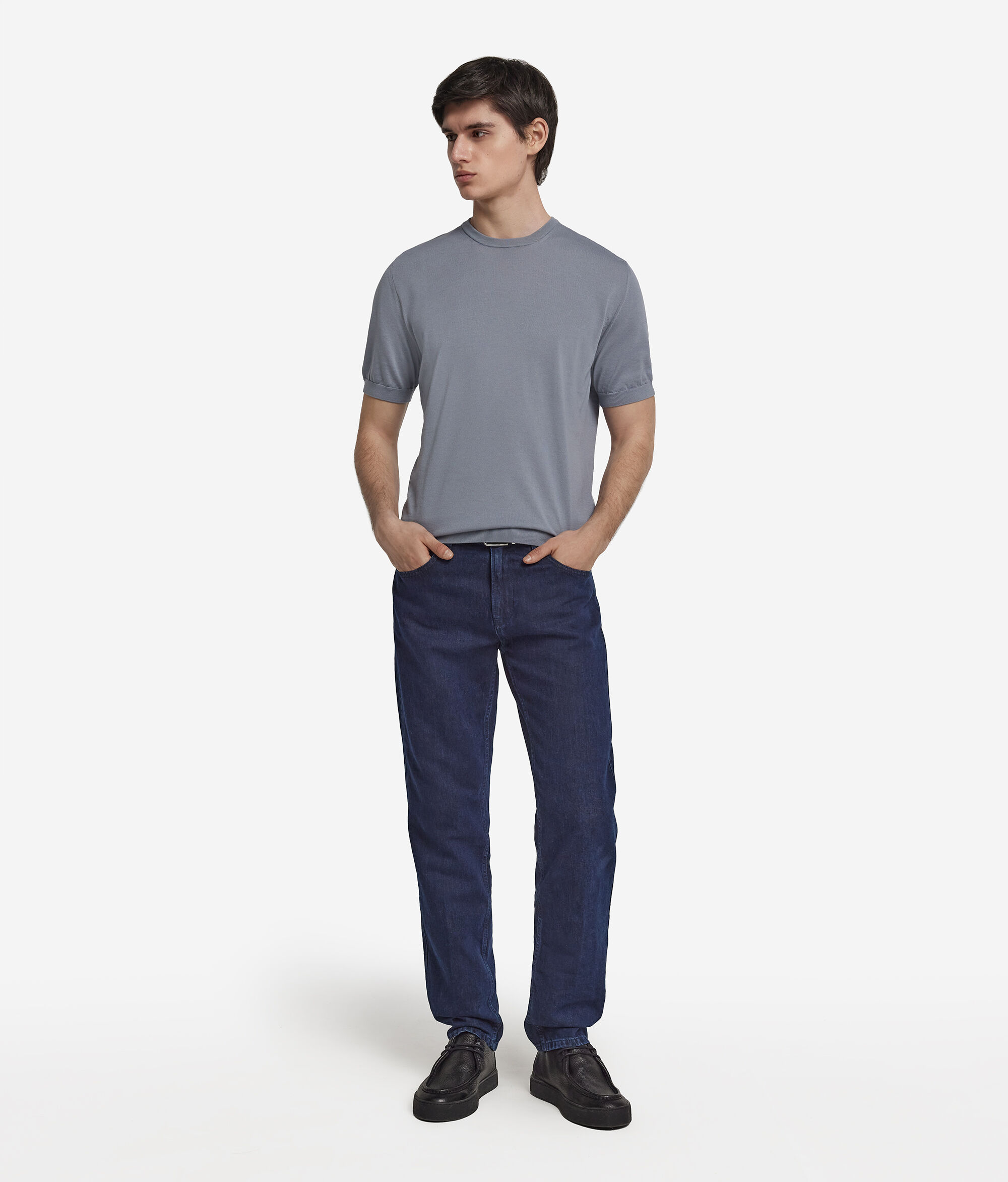 フレッシュコットン クルーネック ショートスリーブ Tシャツ