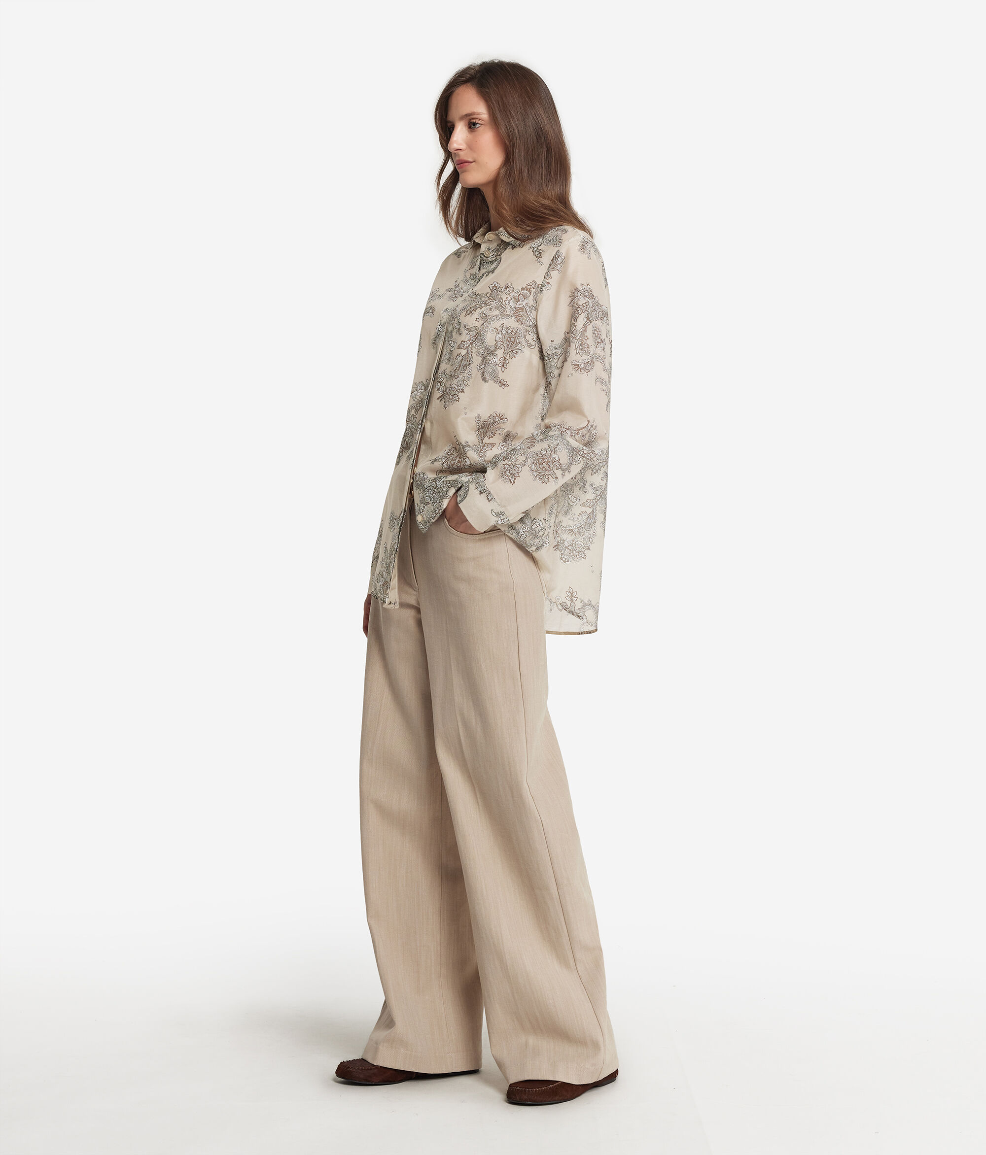 Camicia Mussola Stampata