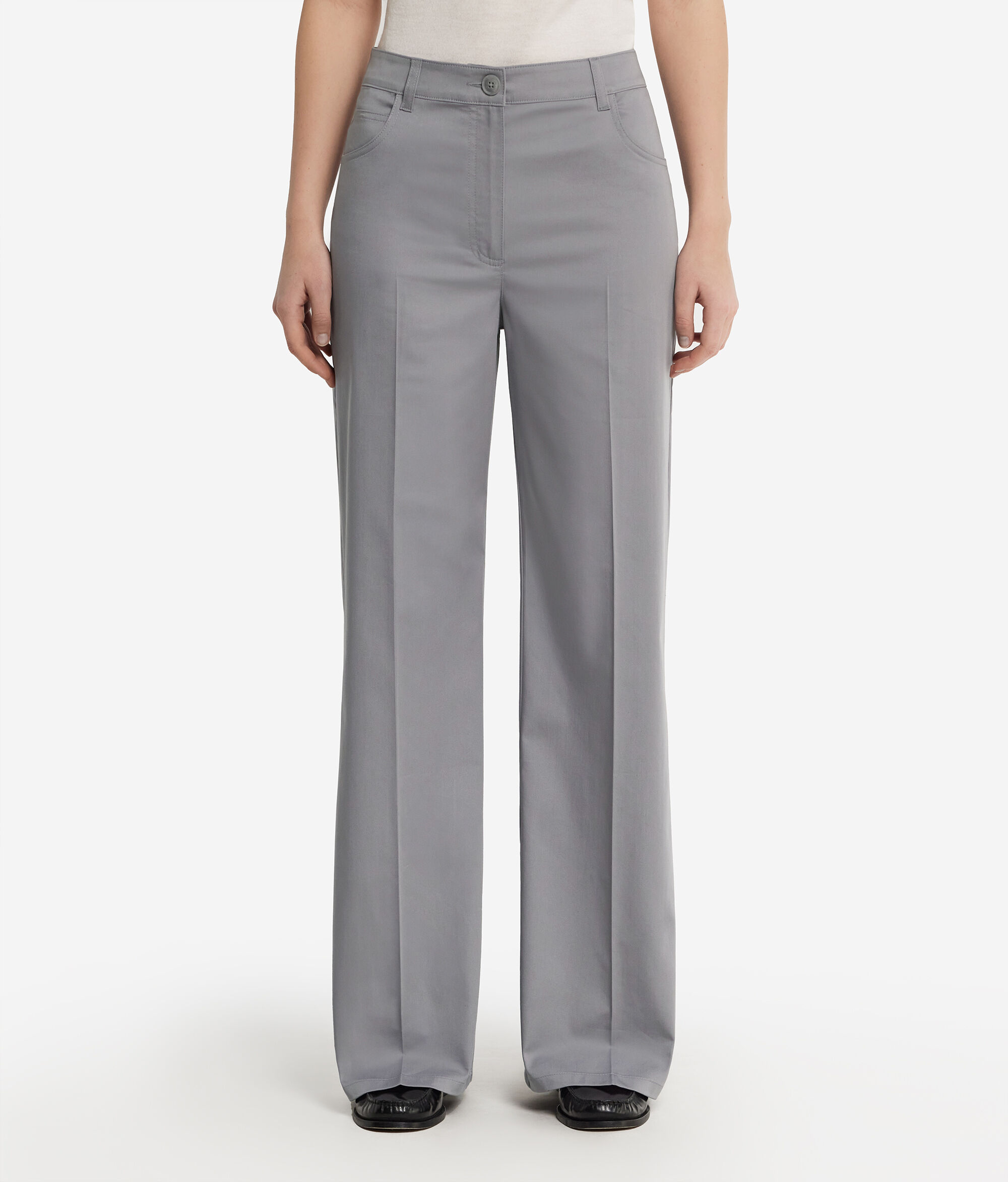 Palazzo Trousers in Cotton