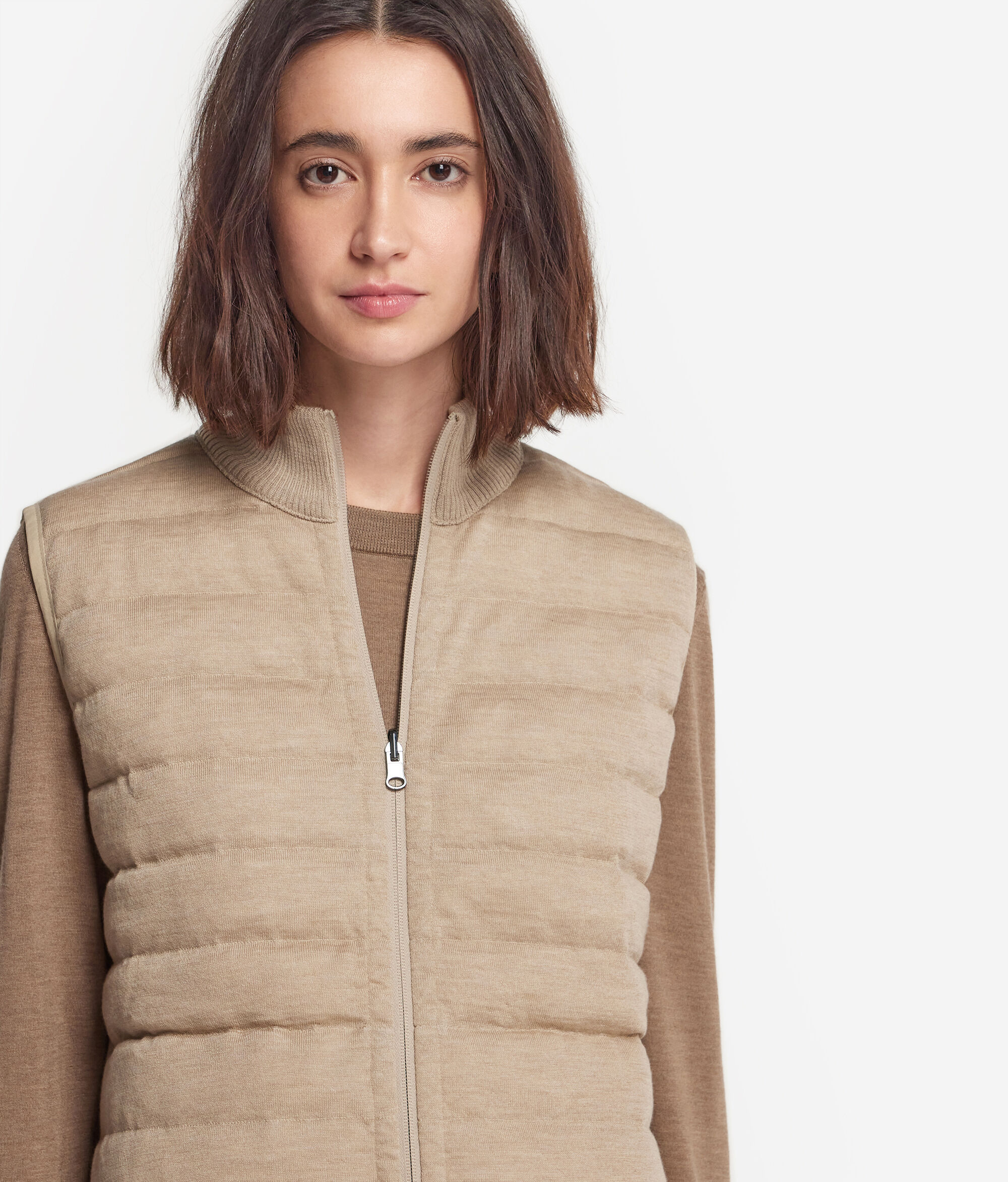 Reversible Cashmere Down Gilet