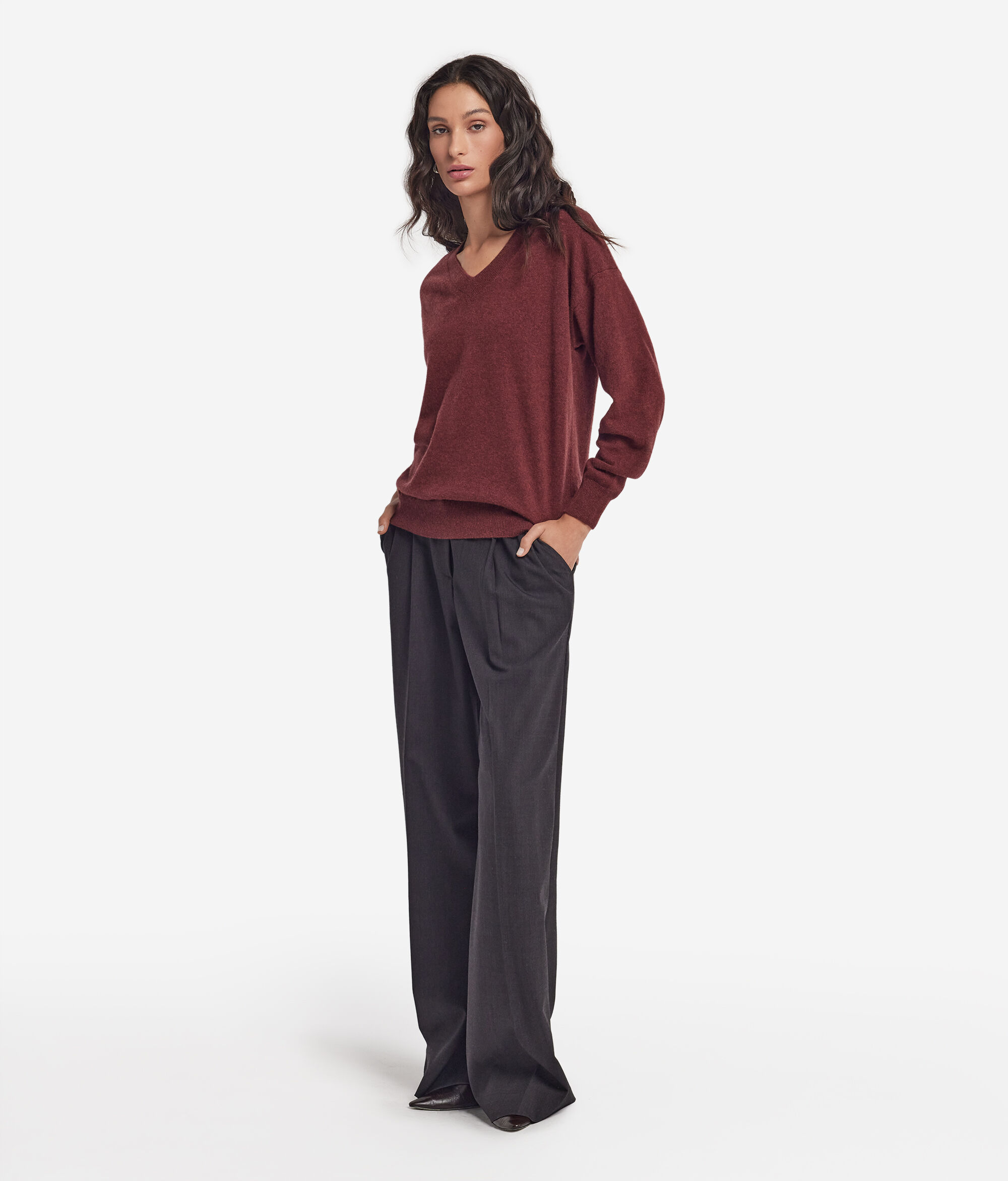 Ultrasoft Cashmere V-Neck Jumper
