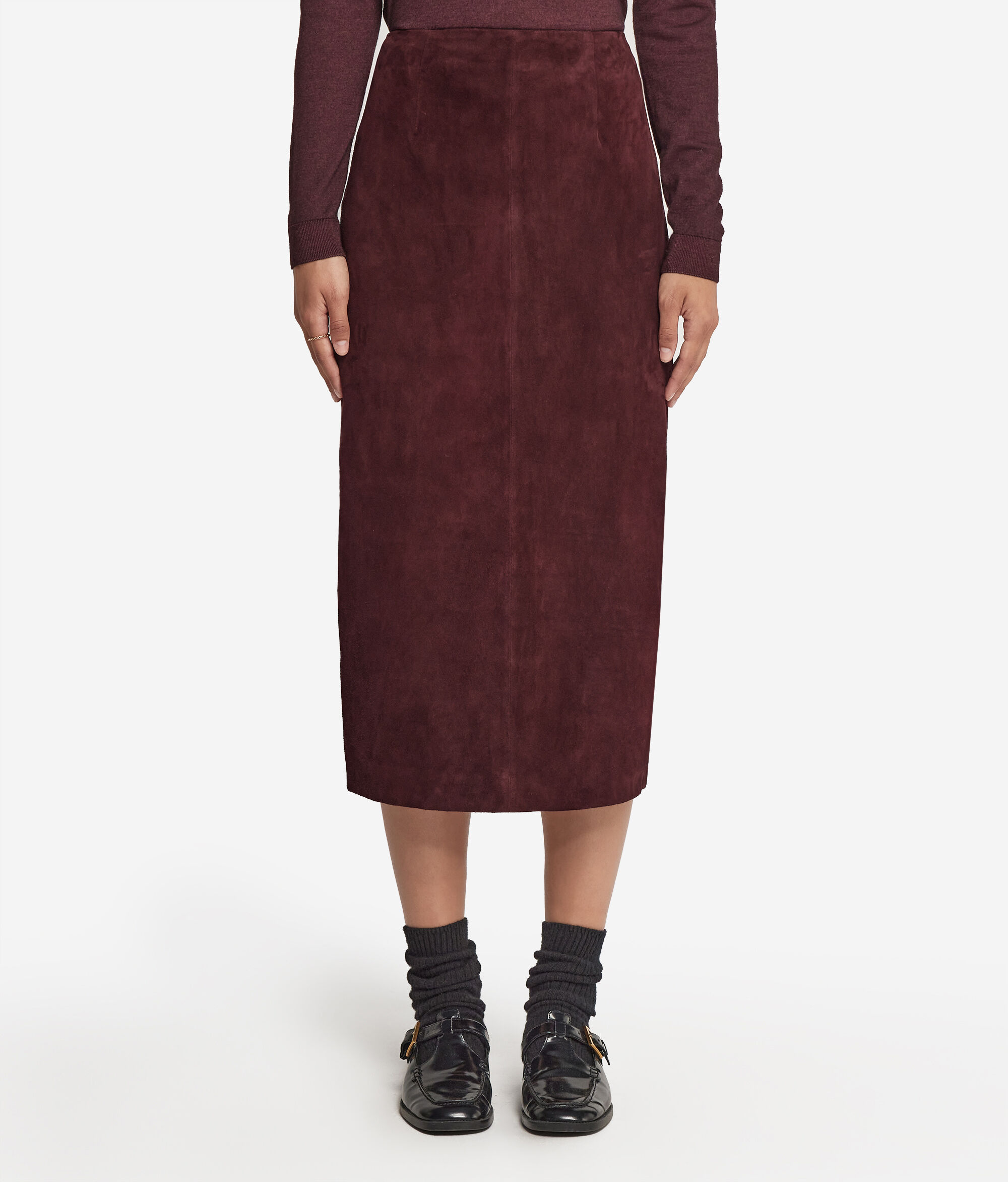 Suede Skirt