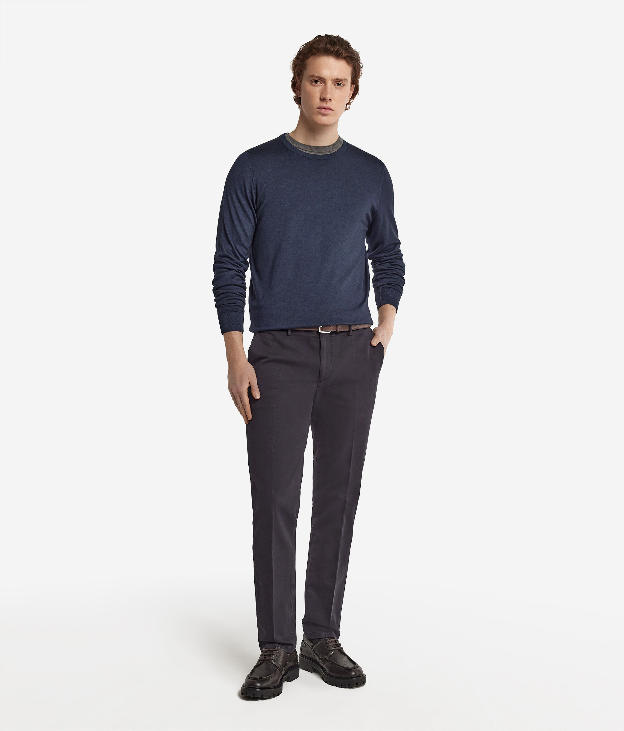 Maglia Girocollo in Cashmere Ultrafine