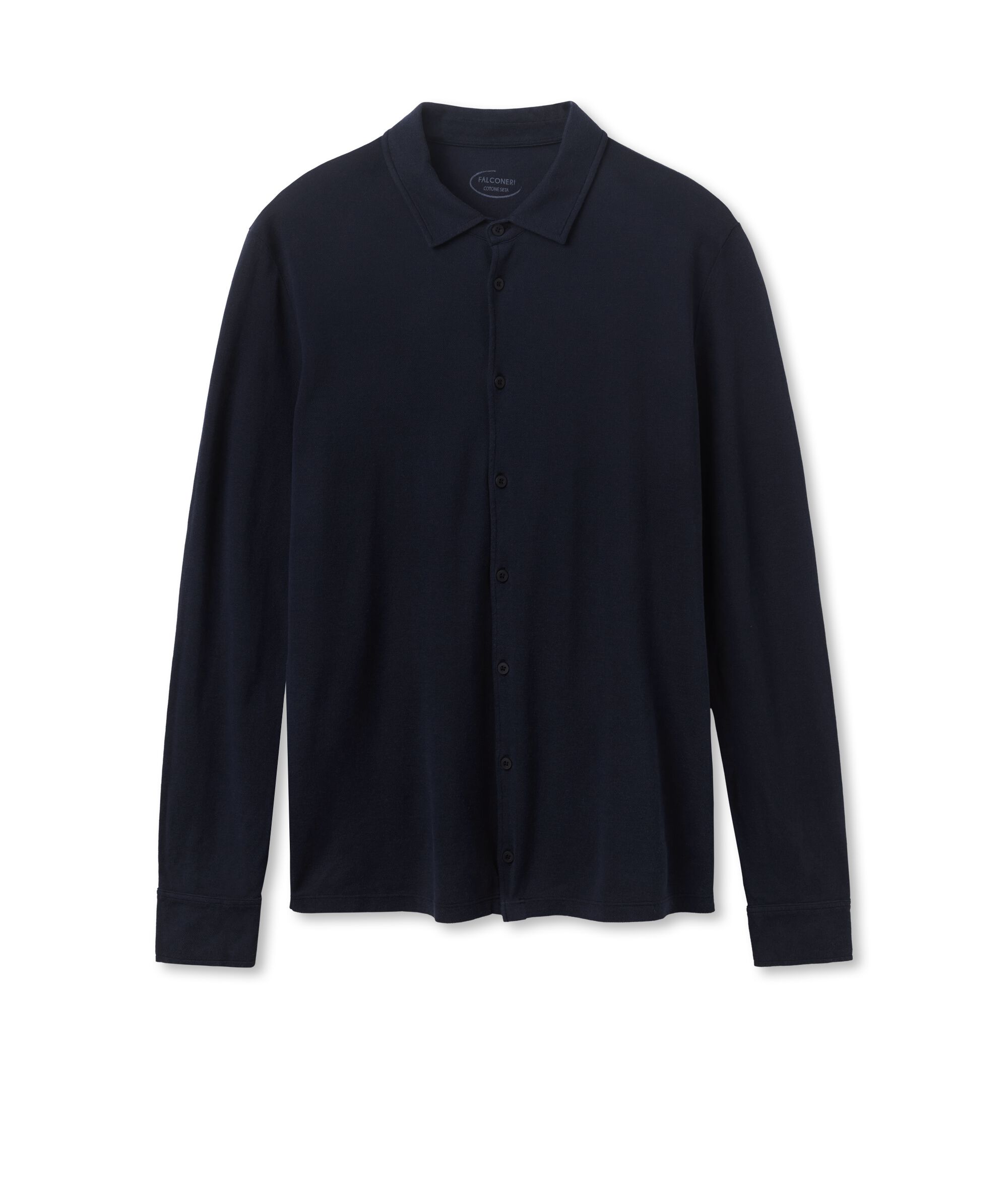 Camisa de Cotó i Seda Piqué_9400