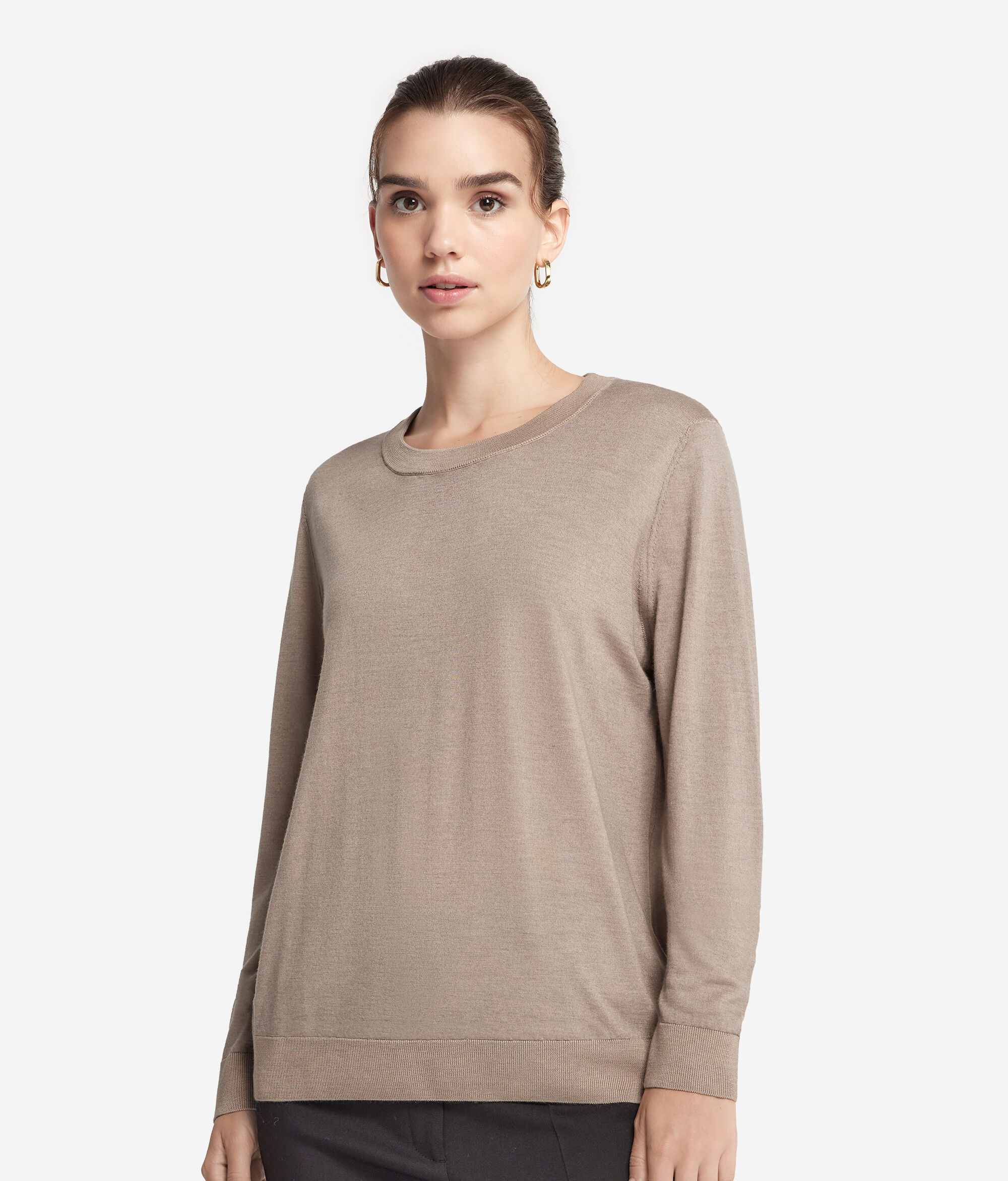 Crew Neck Ultrafine Cashmere Jumper
