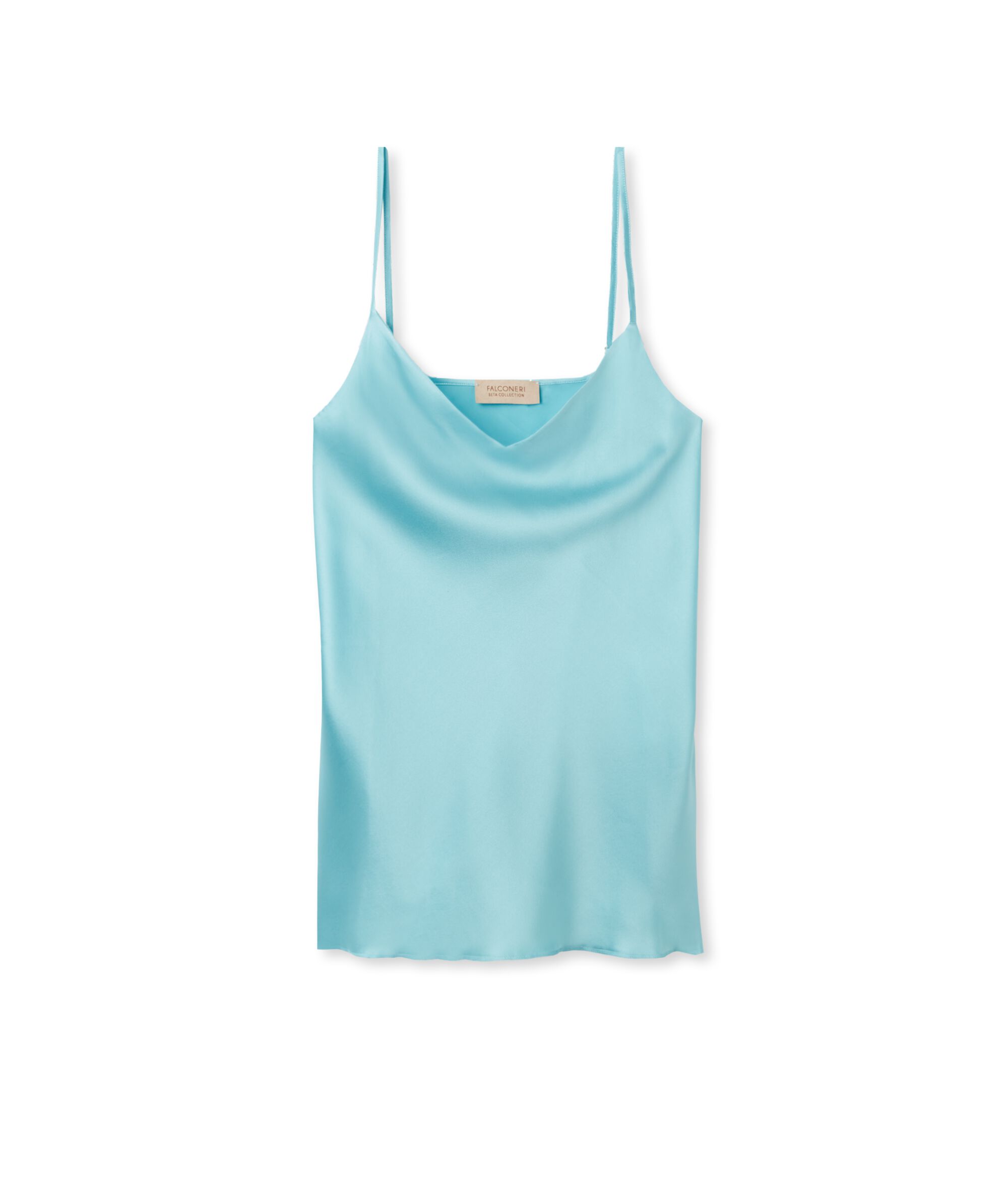 Silk Satin Camisole with Spaghetti Straps