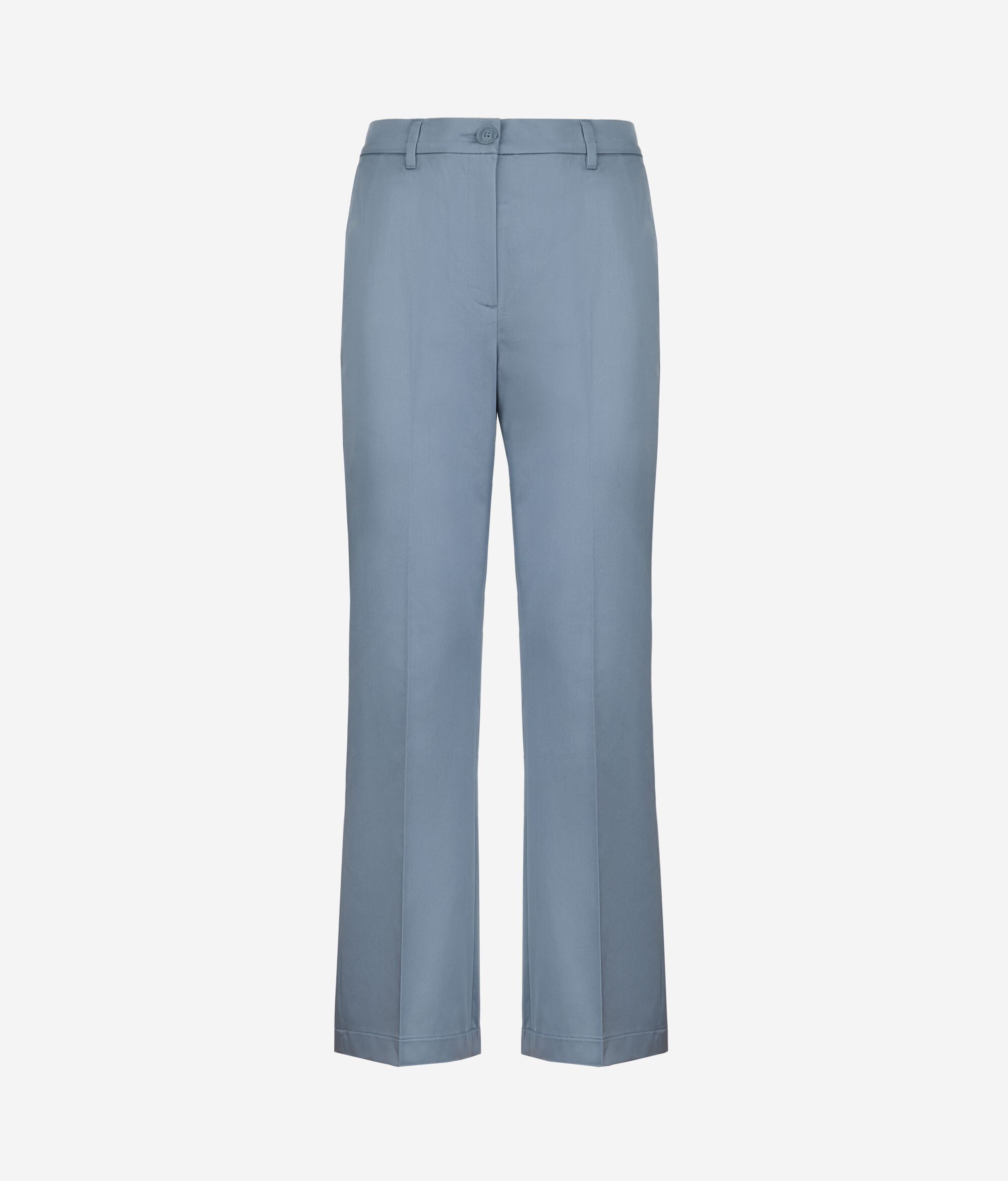 Cotton Fabric Flared Pants