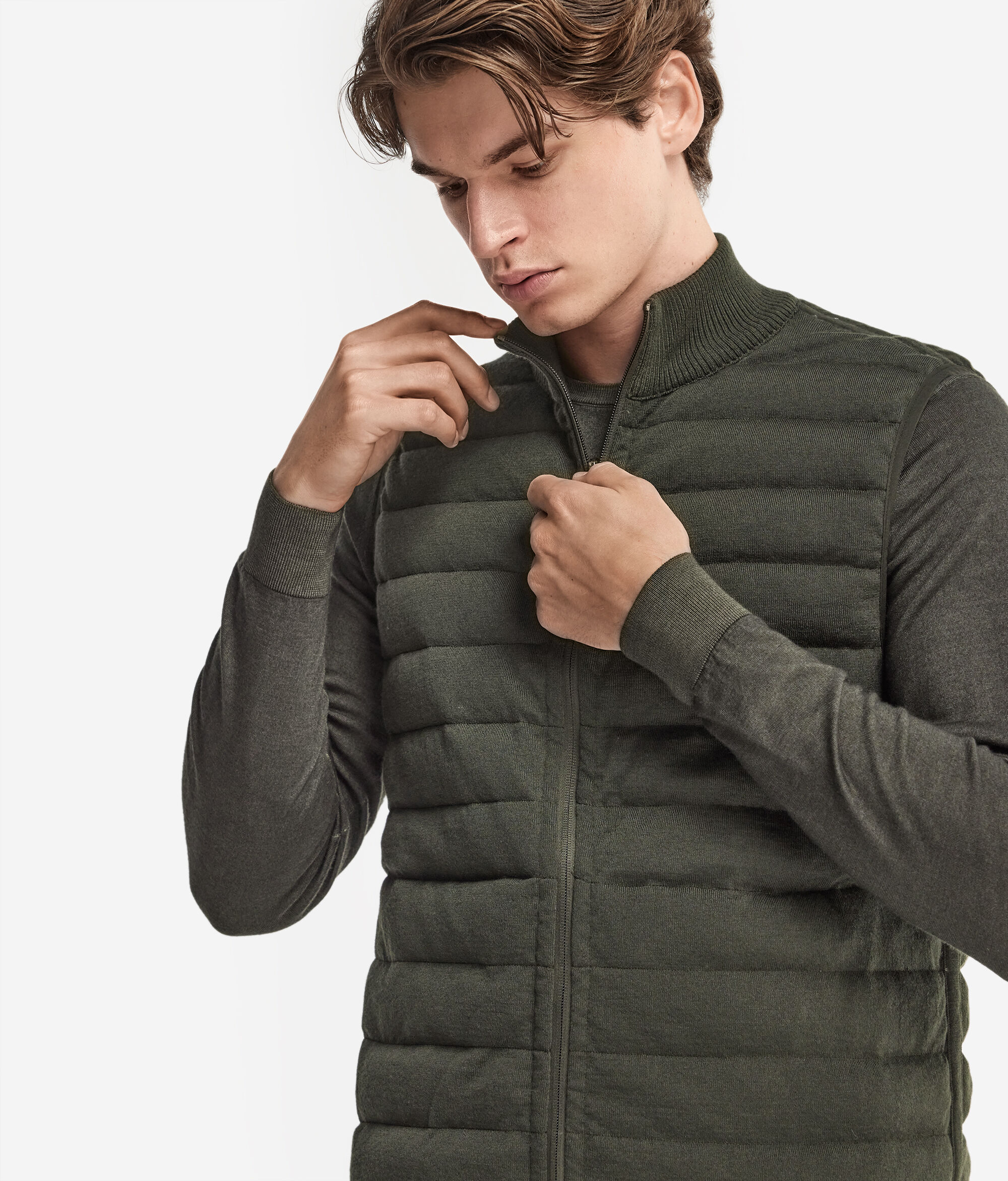 Reversible Cashmere Down Gilet