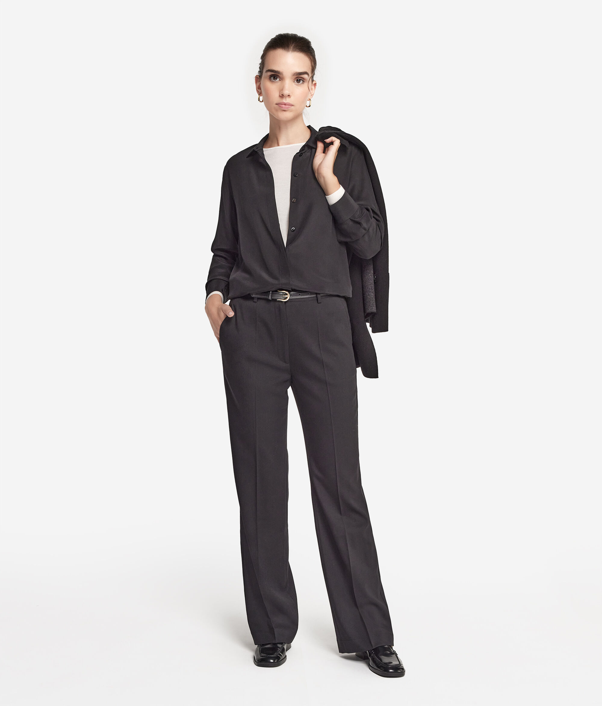 Silk Collared Shirt