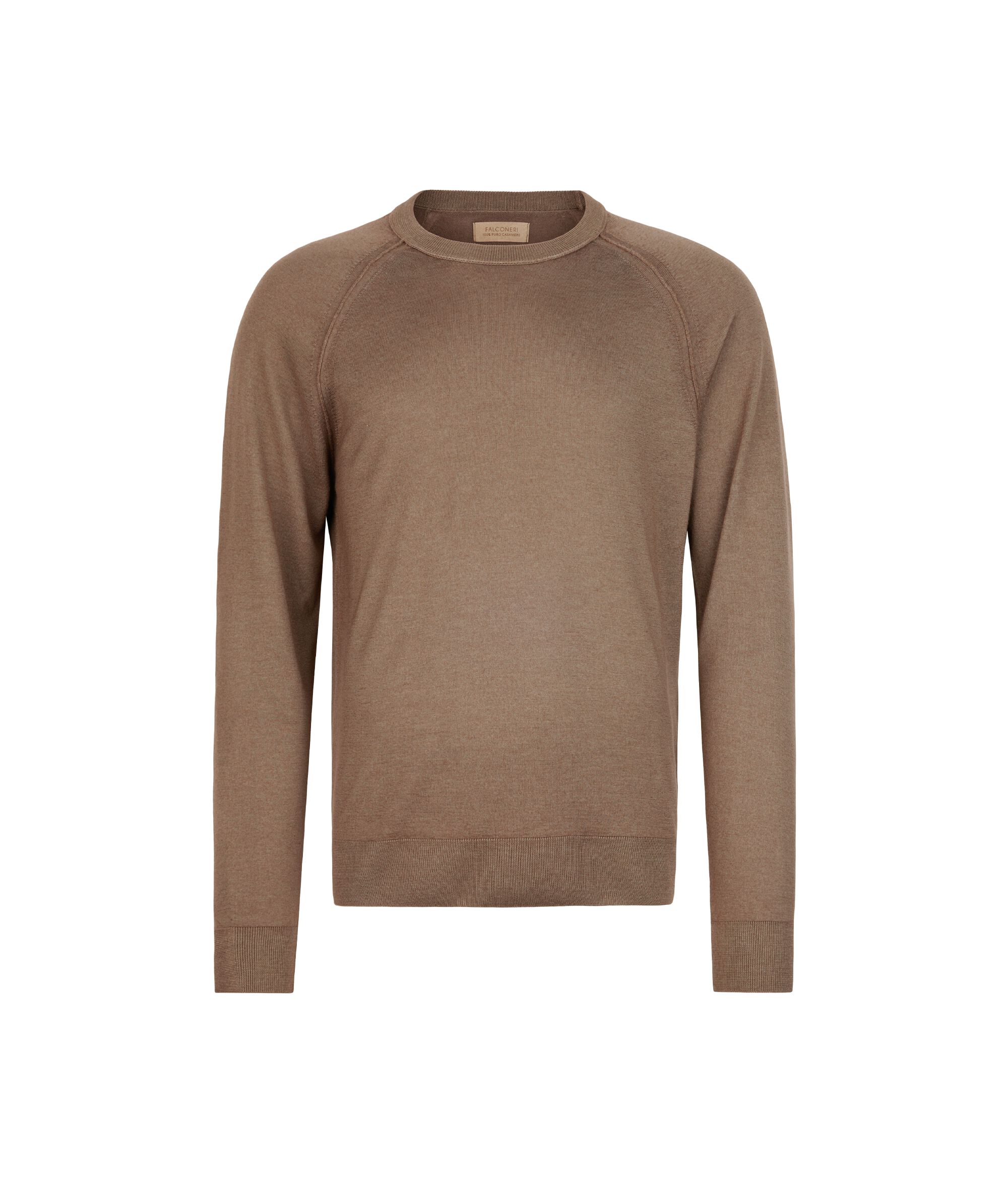 Crew neck with regular sleeves in Ultrafine Cashmere