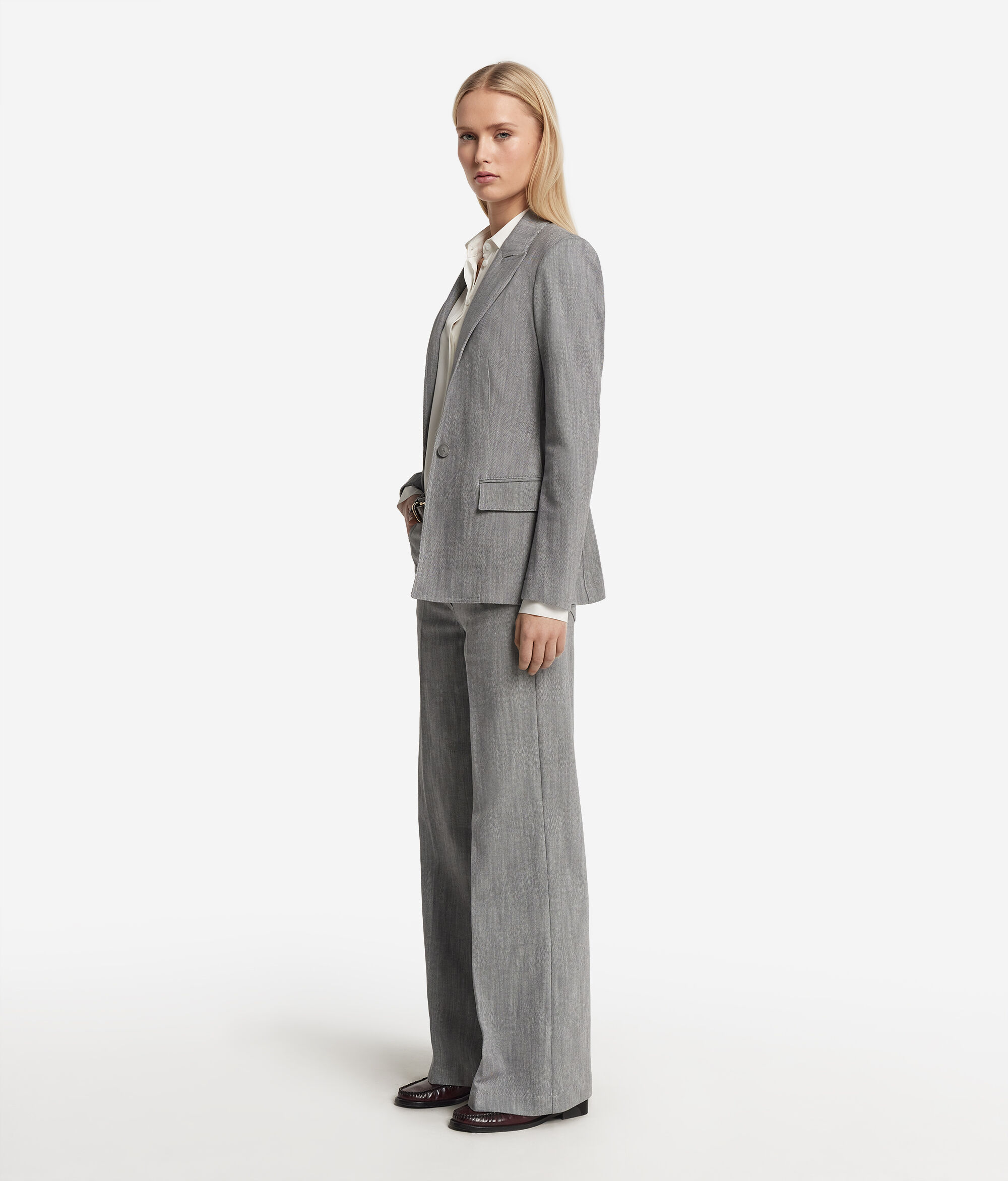 Blazer Simples em Algodão