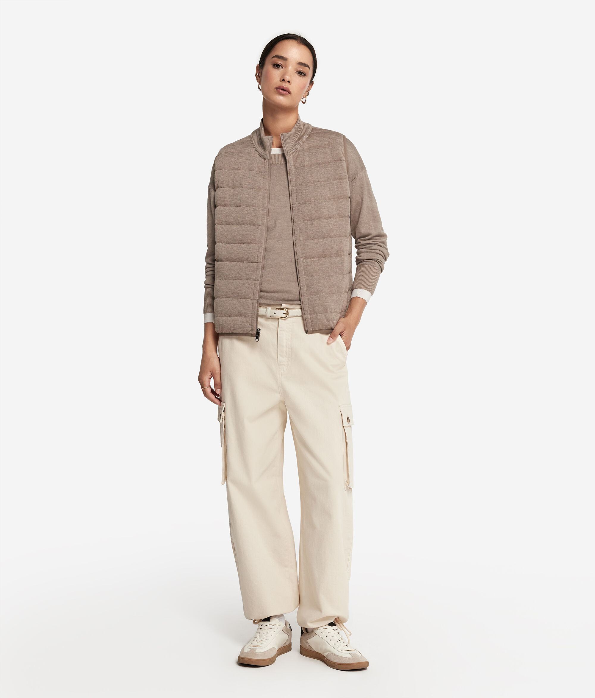 Reversible Cashmere Down Vest