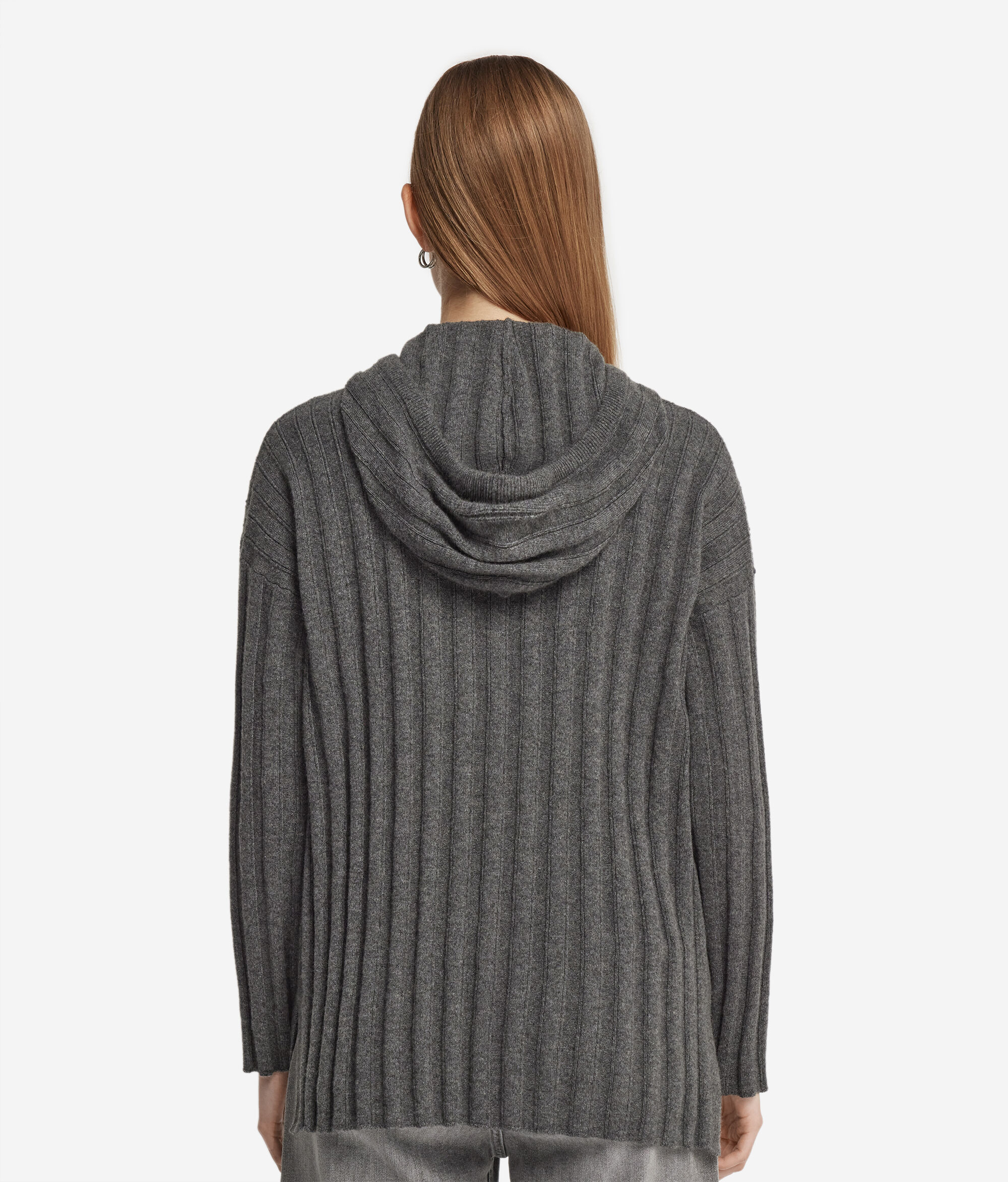 Dessuadora de canalé de cashmere ultrasoft