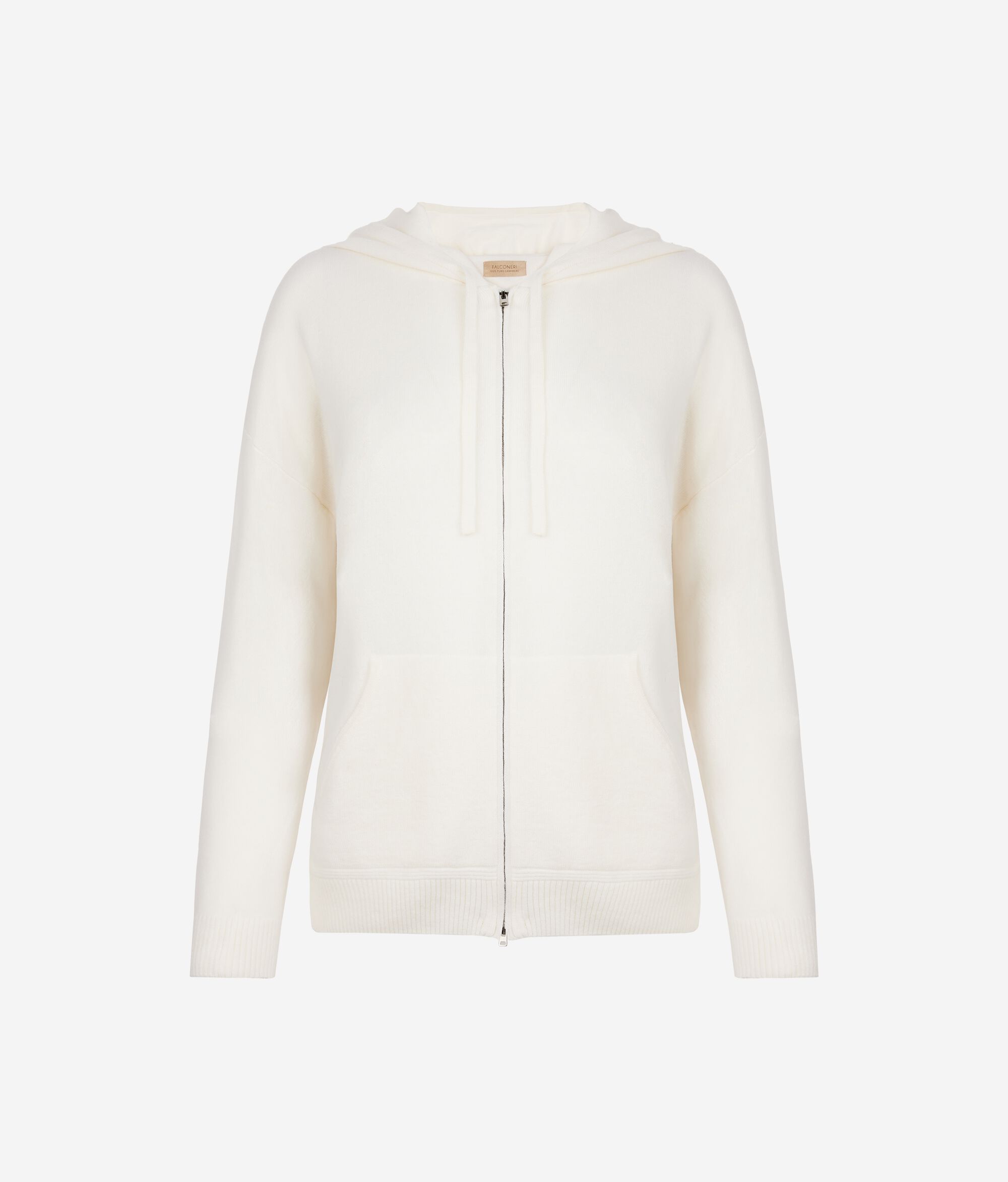 Felpa in Cashmere Ultrasoft con Cappuccio