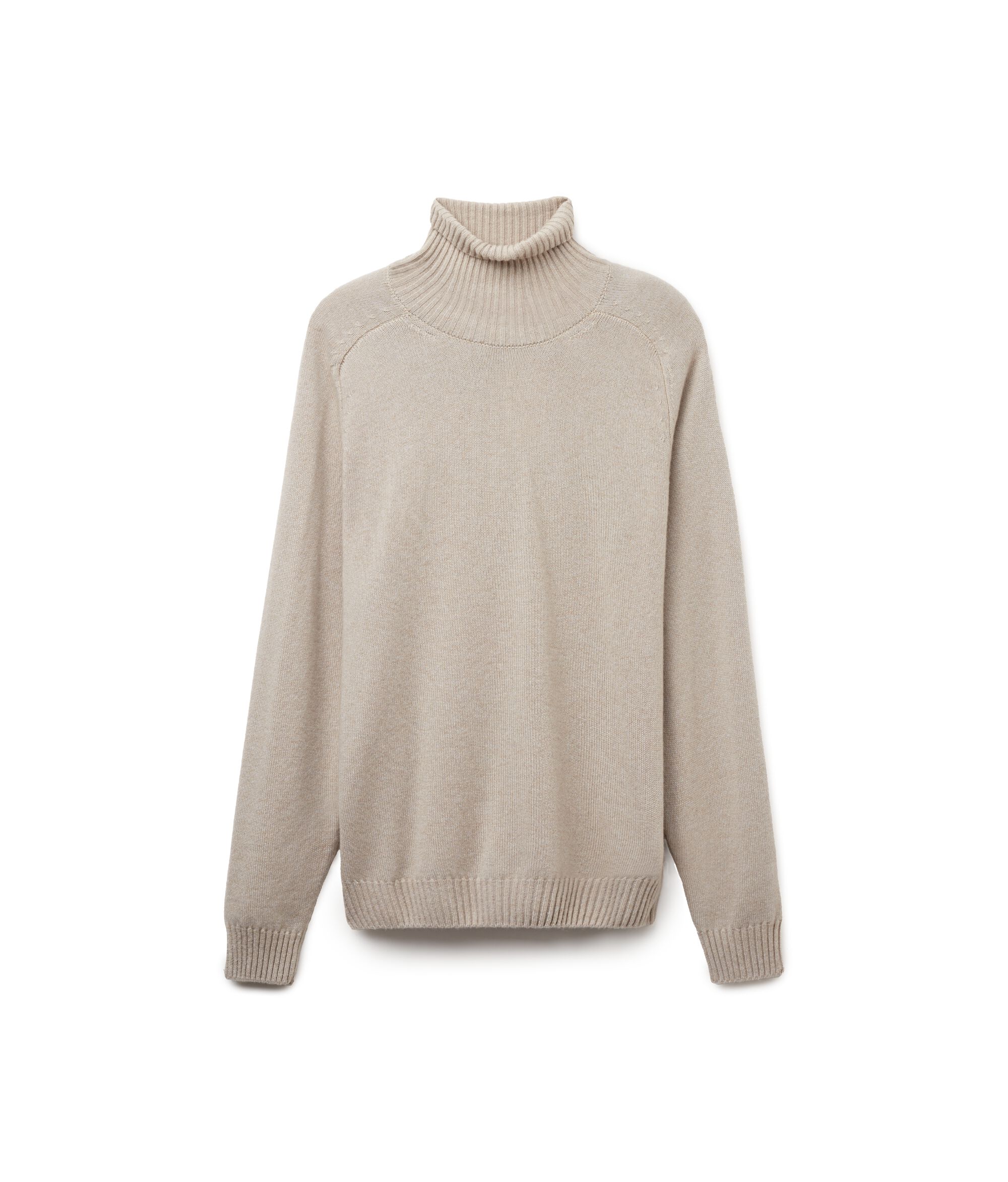 Jersey de cuello vuelto de cashmere ultrasoft